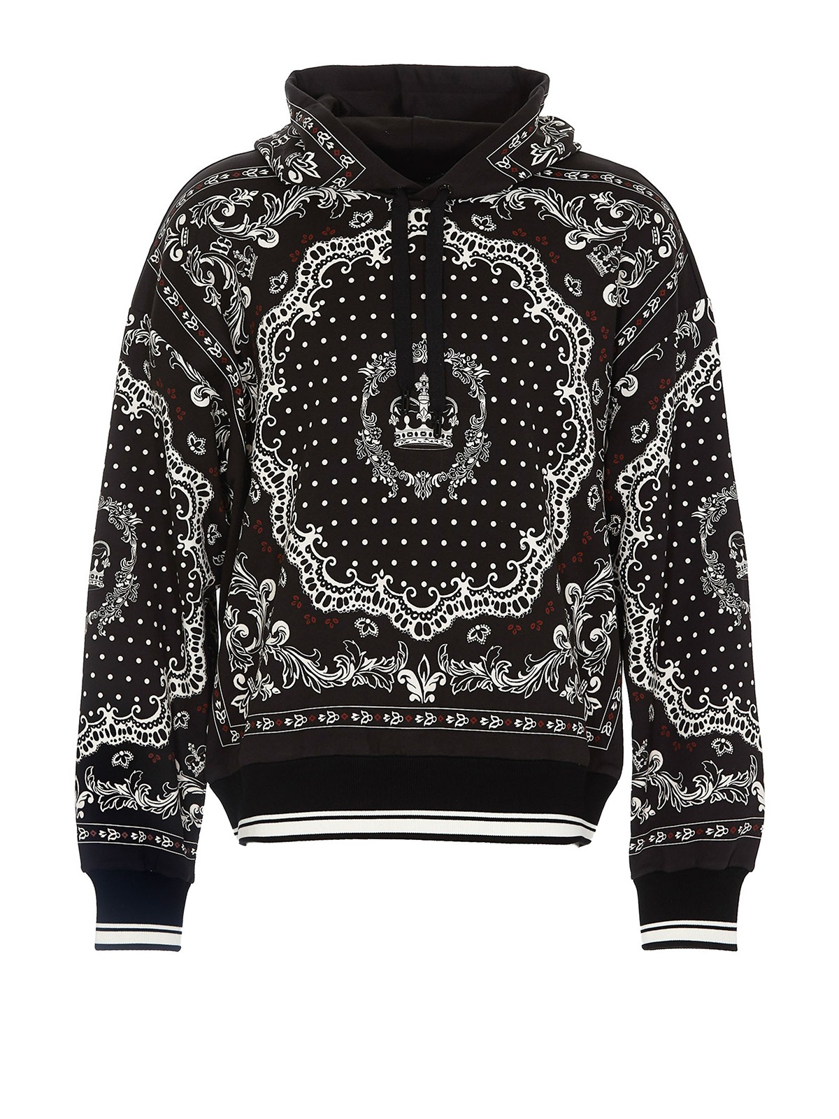 & Sweaters Dolce & Gabbana Bandana cotton hoodie - G9OL1TFI7HPHN63C