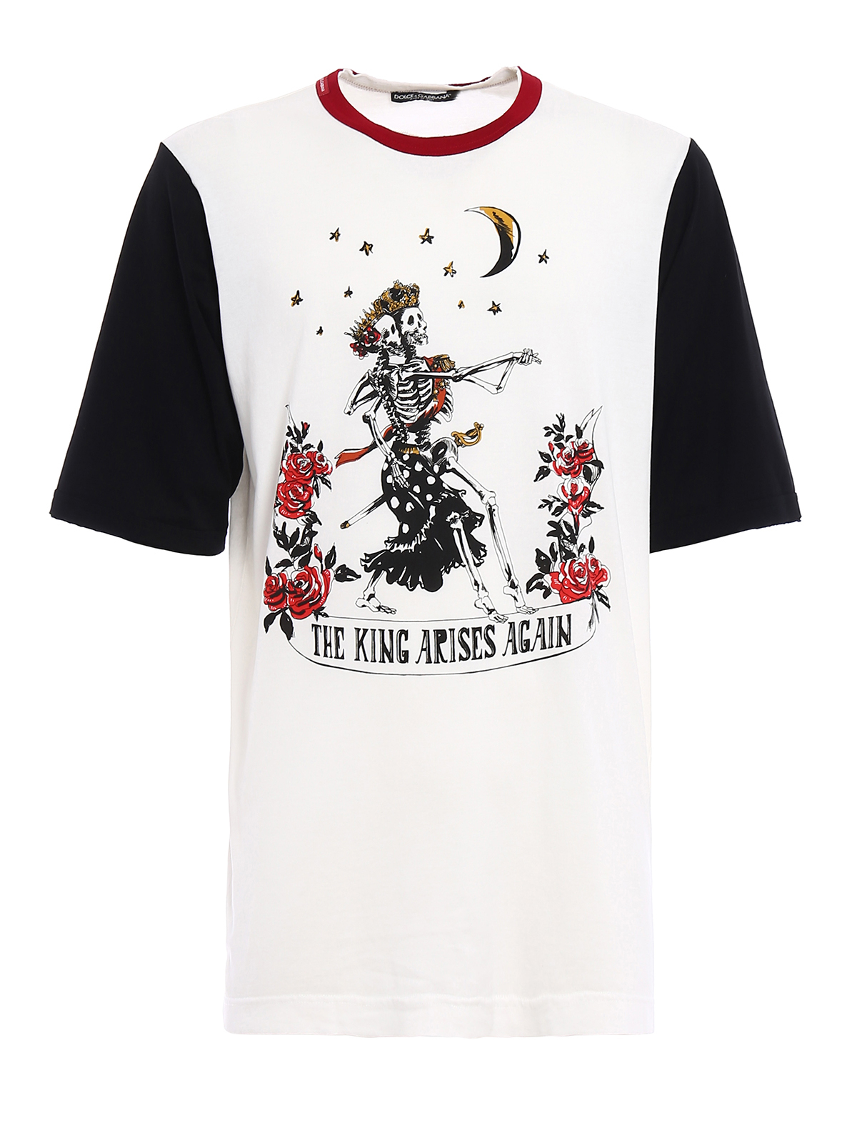 Dolce & Gabbana Colour block printed T-shirt | G8HR3THP74XHAG36