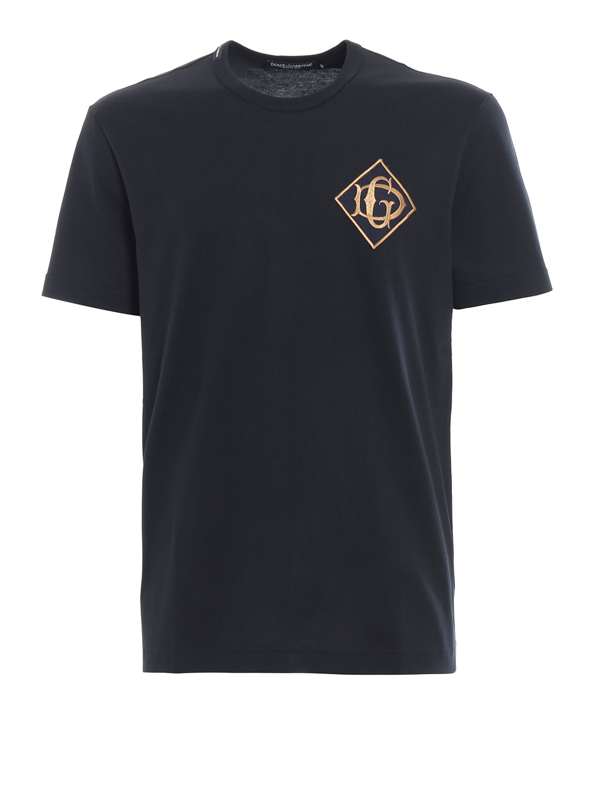 Dolce & Gabbana - Grey & Blue Logo T-Shirt