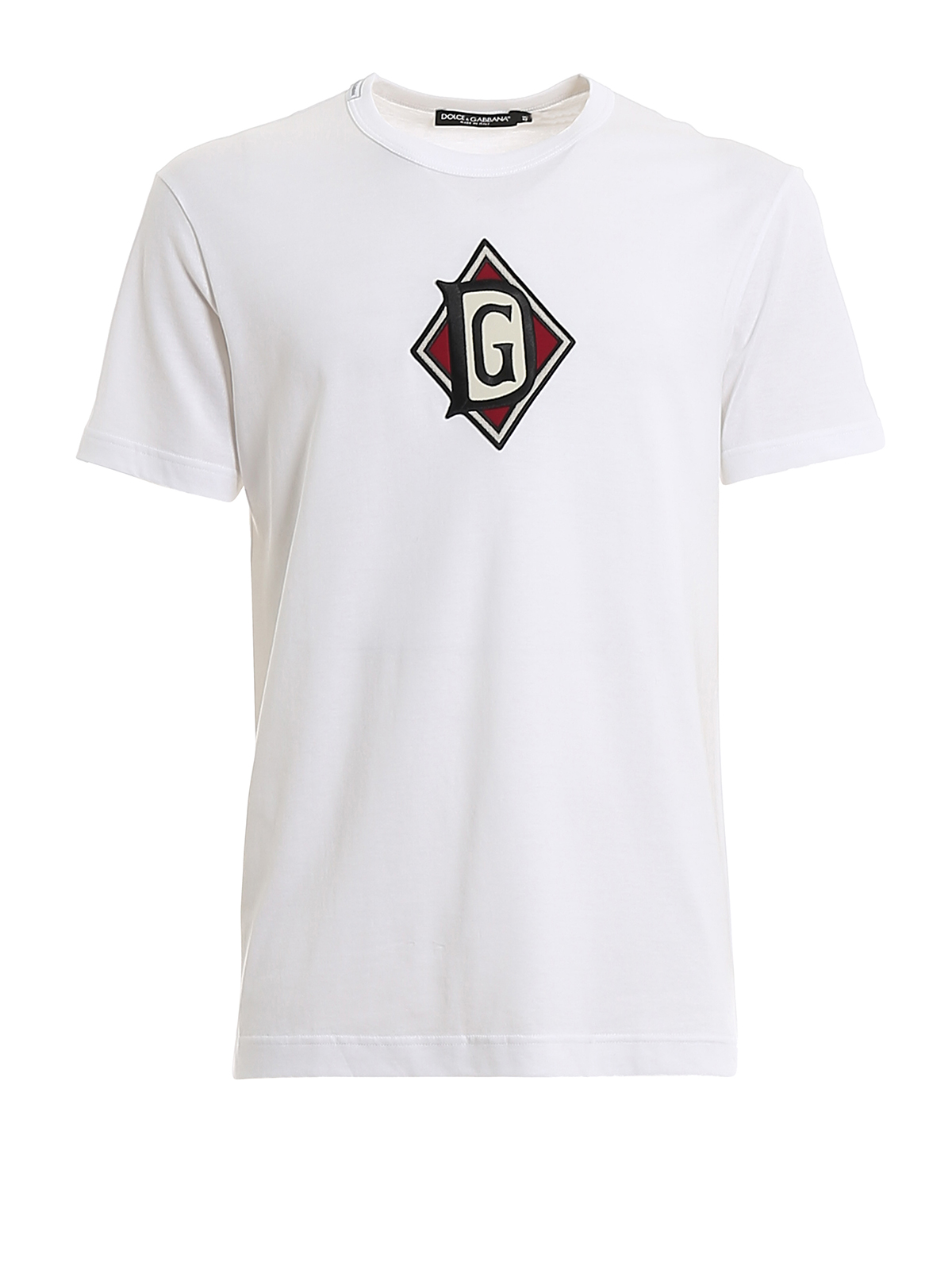 DOLCE & GABBANA DGパッチクルーネックTシャツ DOLCE & GABBANA DGパッチクルーネックTシャツ Dolce & Gabbana