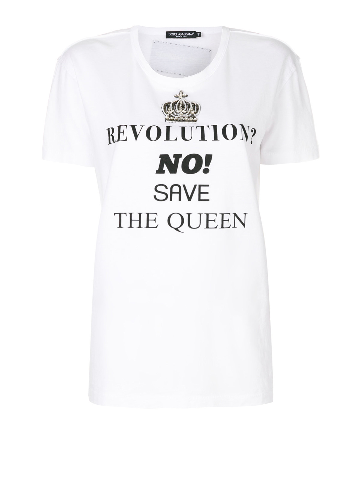 JEWELLED T-SHIRT - Black / White