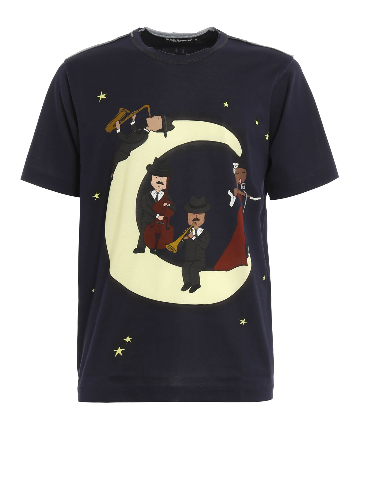 Dolce & Gabbana Moon and musicians print T-shirt