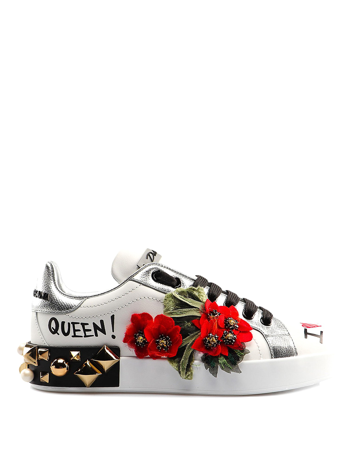 Brig hund torsdag Trainers Dolce & Gabbana - Portofino sneakers with flower applications -  CK1544AZ738HWF57