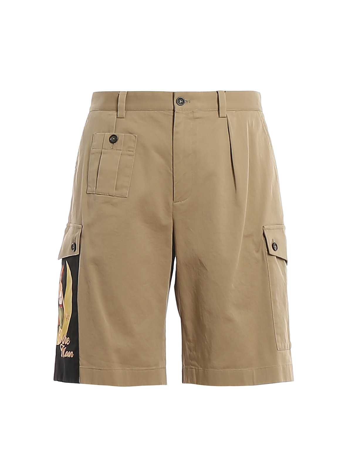 Dolce & Gabbana Bring Me To The Moon cotton cargo shorts