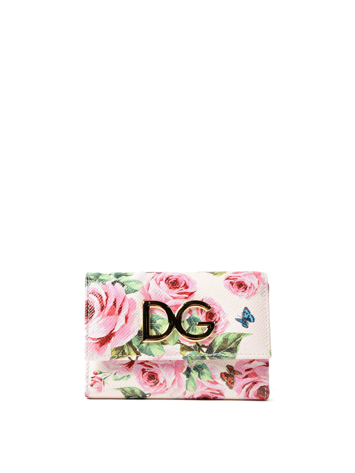 Dolce & Gabbana Dauphine French-Flap Leather Wallet