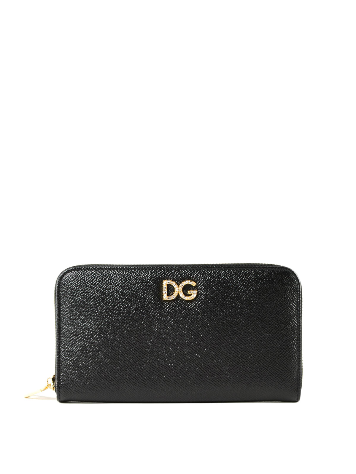 Wallets & purses Dolce & Gabbana - Rhinestone DG black Dauphine