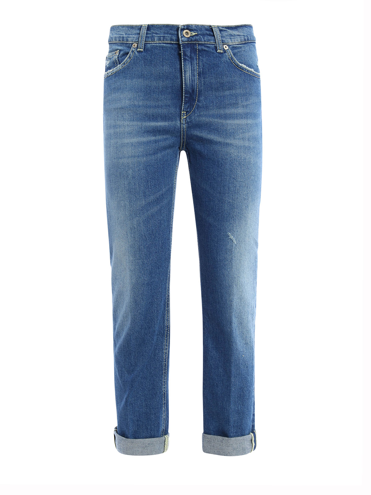 デニム・ジーパン DONDUP Women Denim Pants DP619 DF0261 IN5800 Blue Dondup Paige loose fitting jeans - Light Wash | P611DS133D800