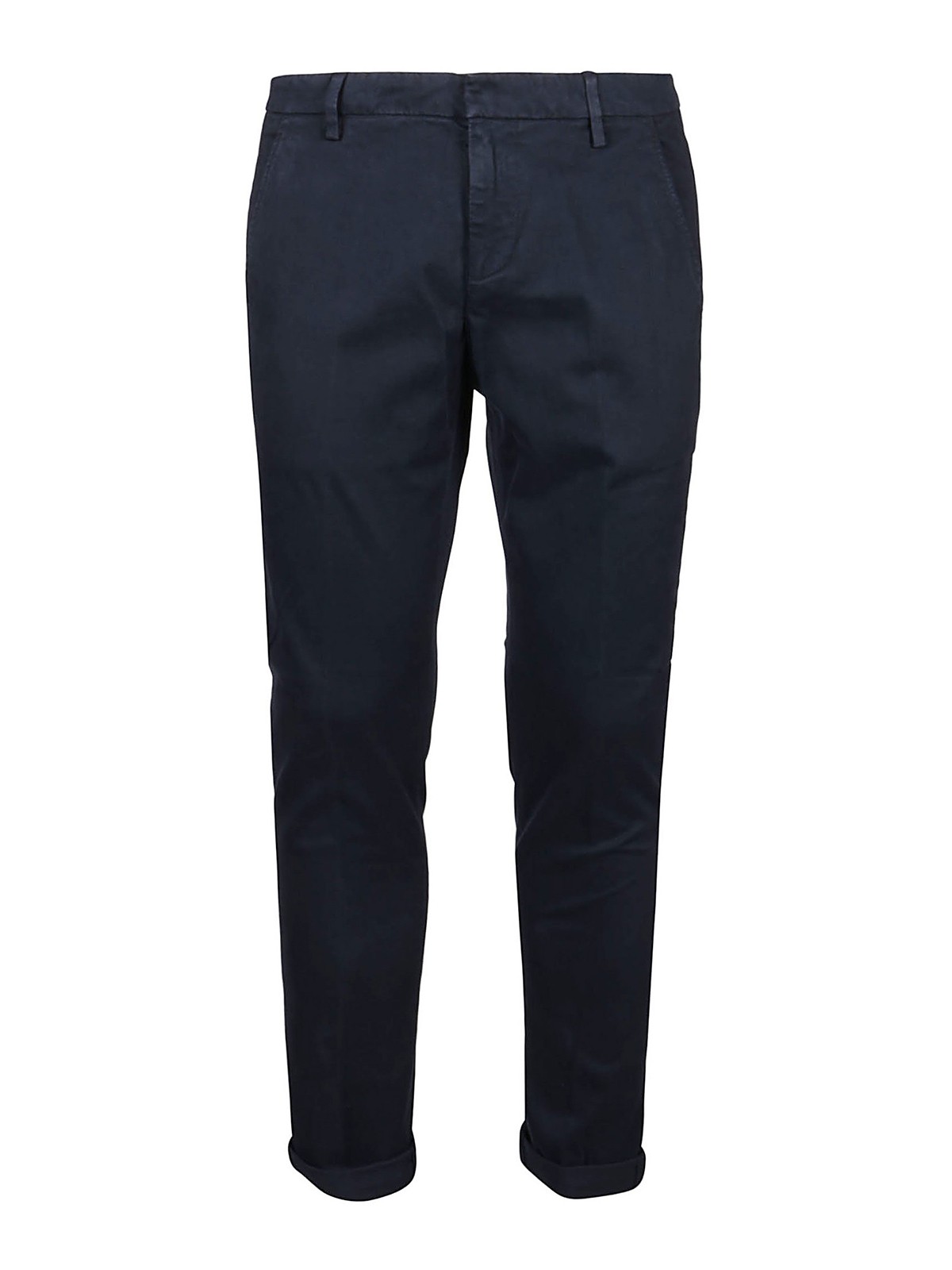 Shop Dondup Gaubert Stretch Cotton Trousers In Azul