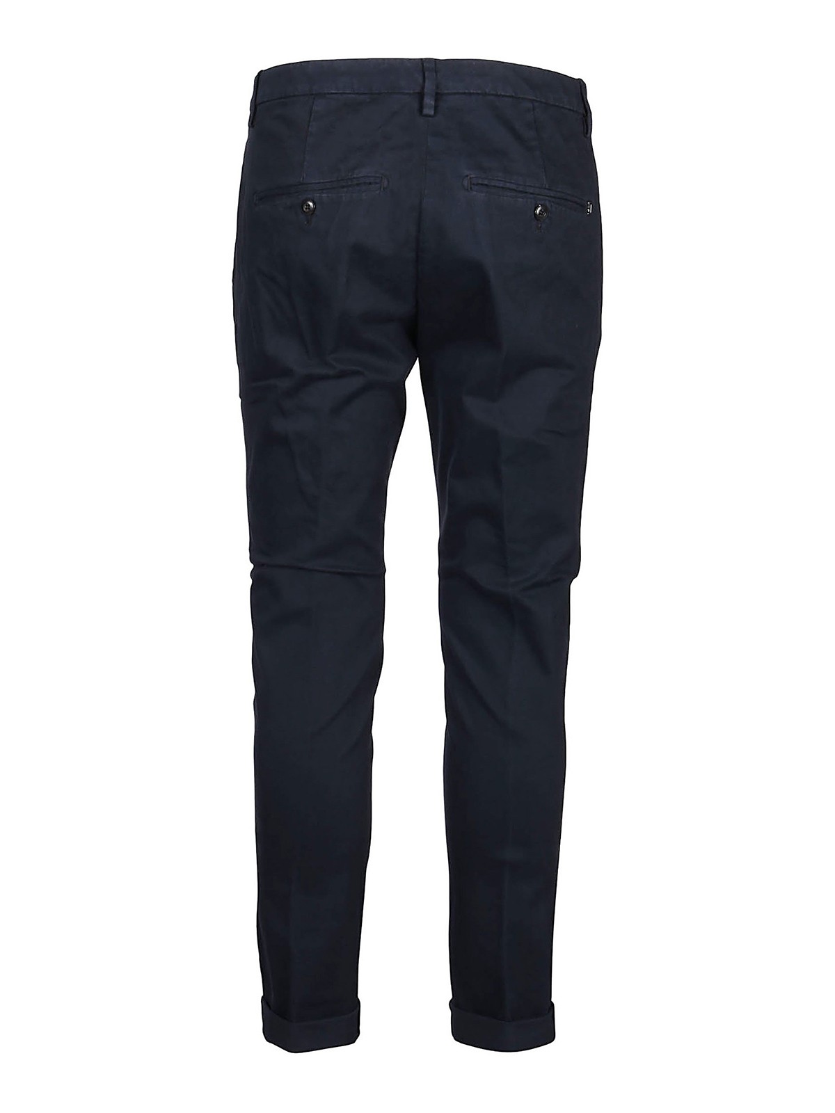 Shop Dondup Gaubert Stretch Cotton Trousers In Azul