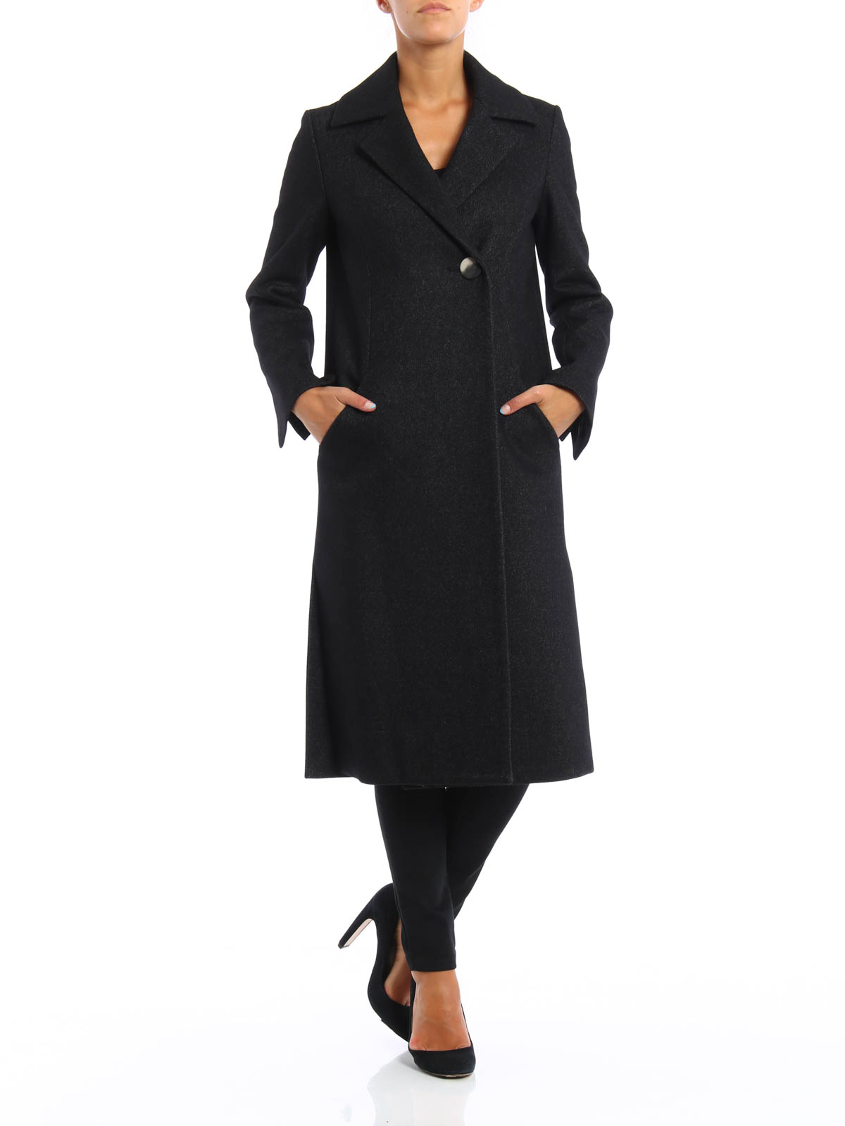 Long Dondup - Ilenne coat - J983WF126DXXX999