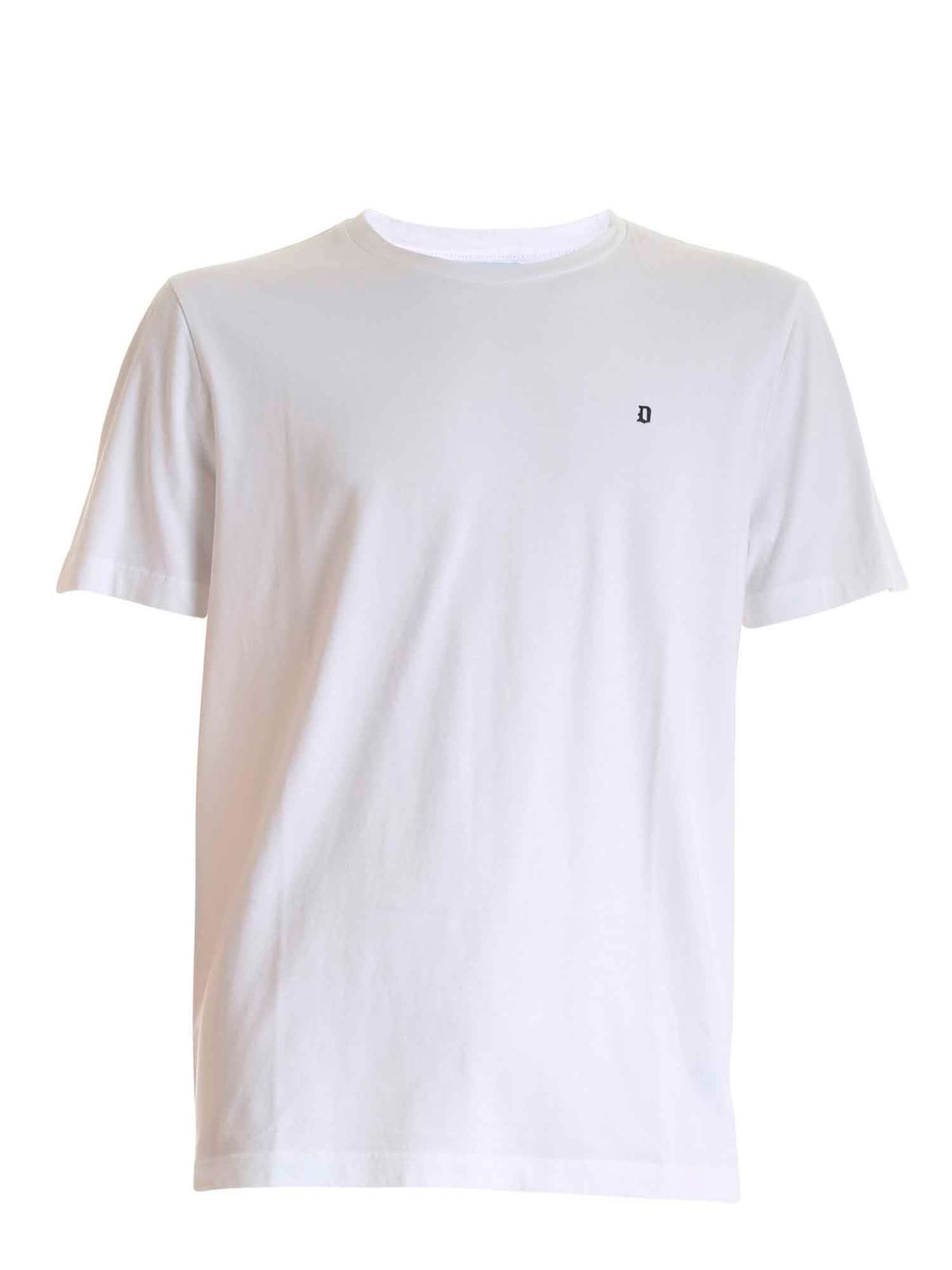 Shop Dondup Camiseta - Blanco In White