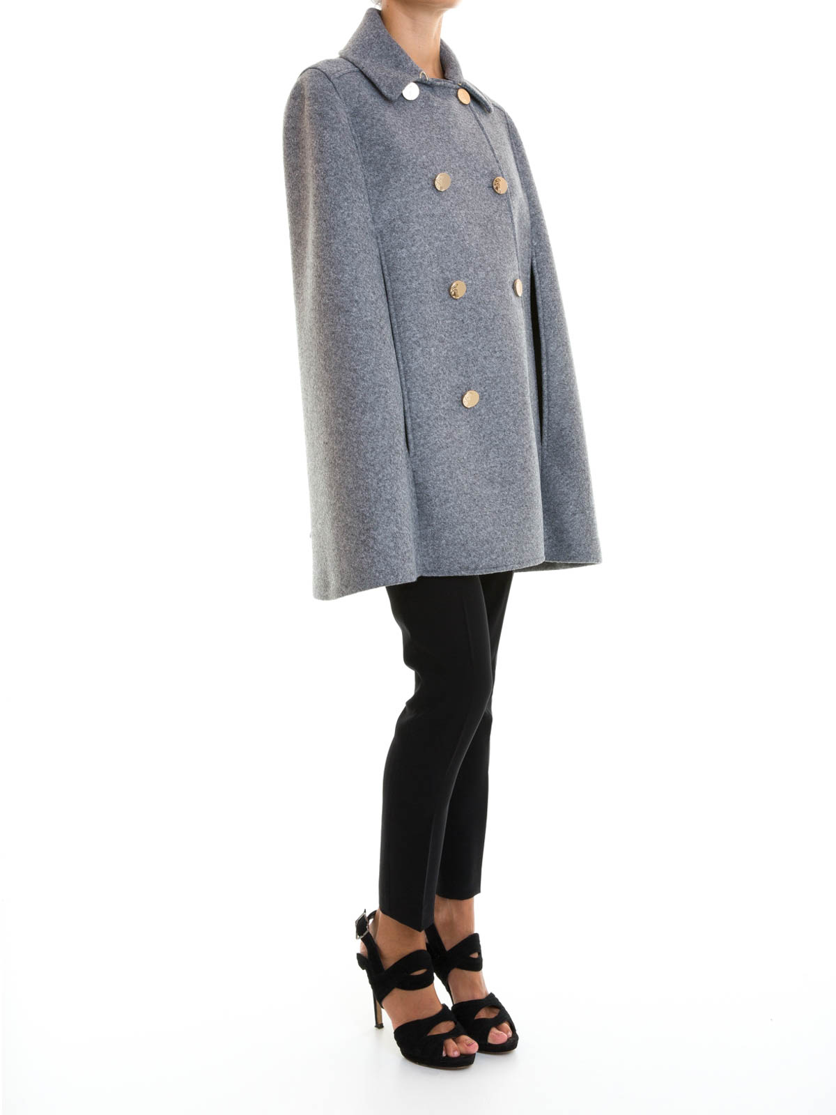 Structured Cape Versace Collection Double-breasted structured cape | G34426G602832G8667