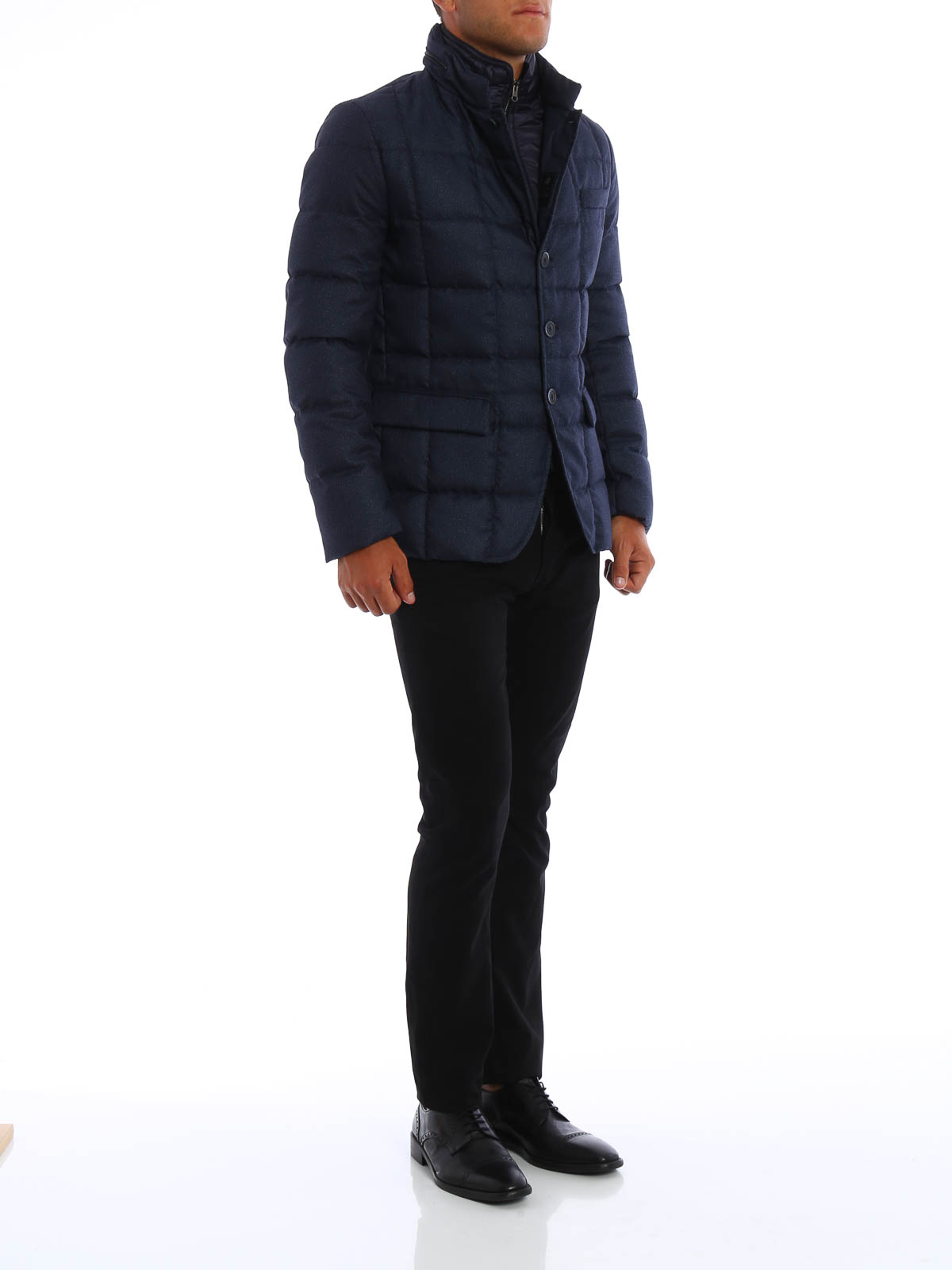 Fay ダウンコート メンズ - ダークブルー | NAM45330210NAPU812