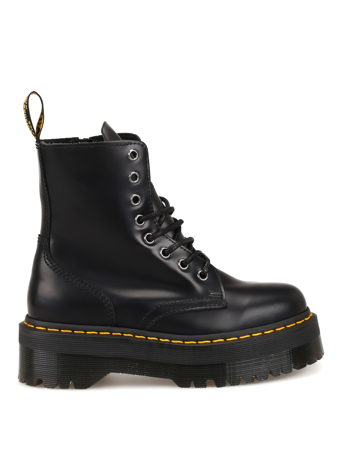 Shop Dr. Martens' Jadon Combat Boots In Negro