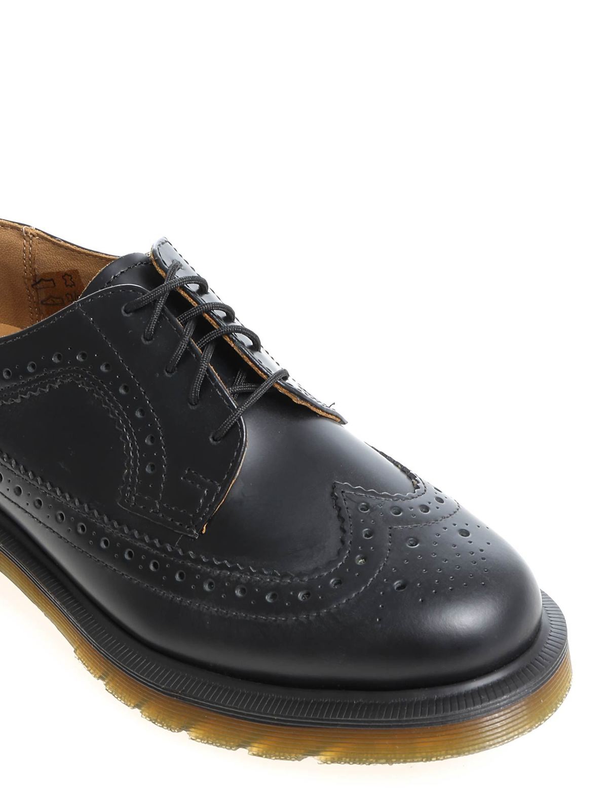 Overname Invloedrijk morgen Lace-ups shoes Dr. Martens - 3989 Smooth black derby brogue - 13844001
