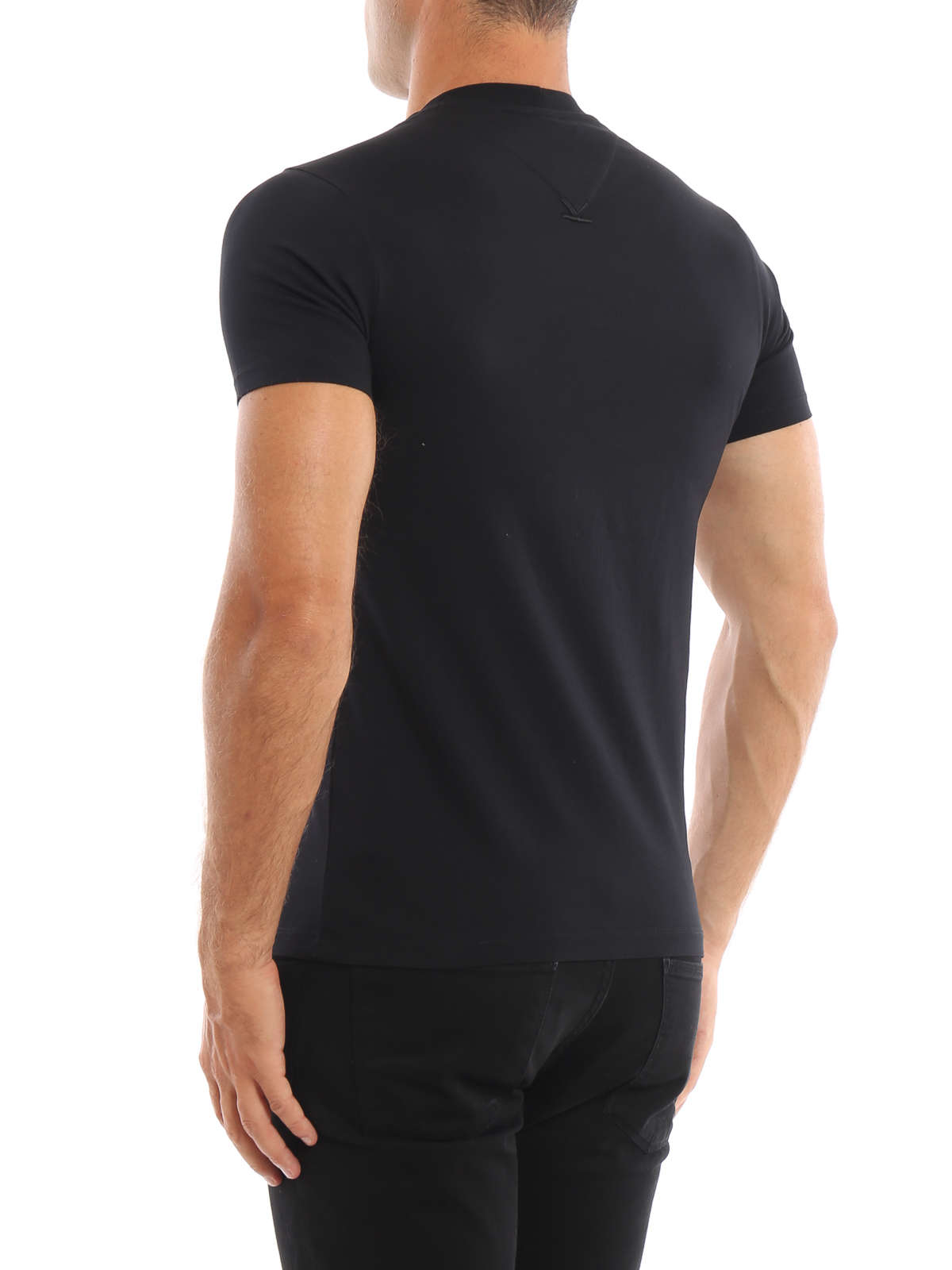 Tシャツ・カットソー TAGLIATORE Men T-shirt Black FOXPWE2505 NERO TAGLIATORE: T-shirt men - Black | Tagliatore t-shirt