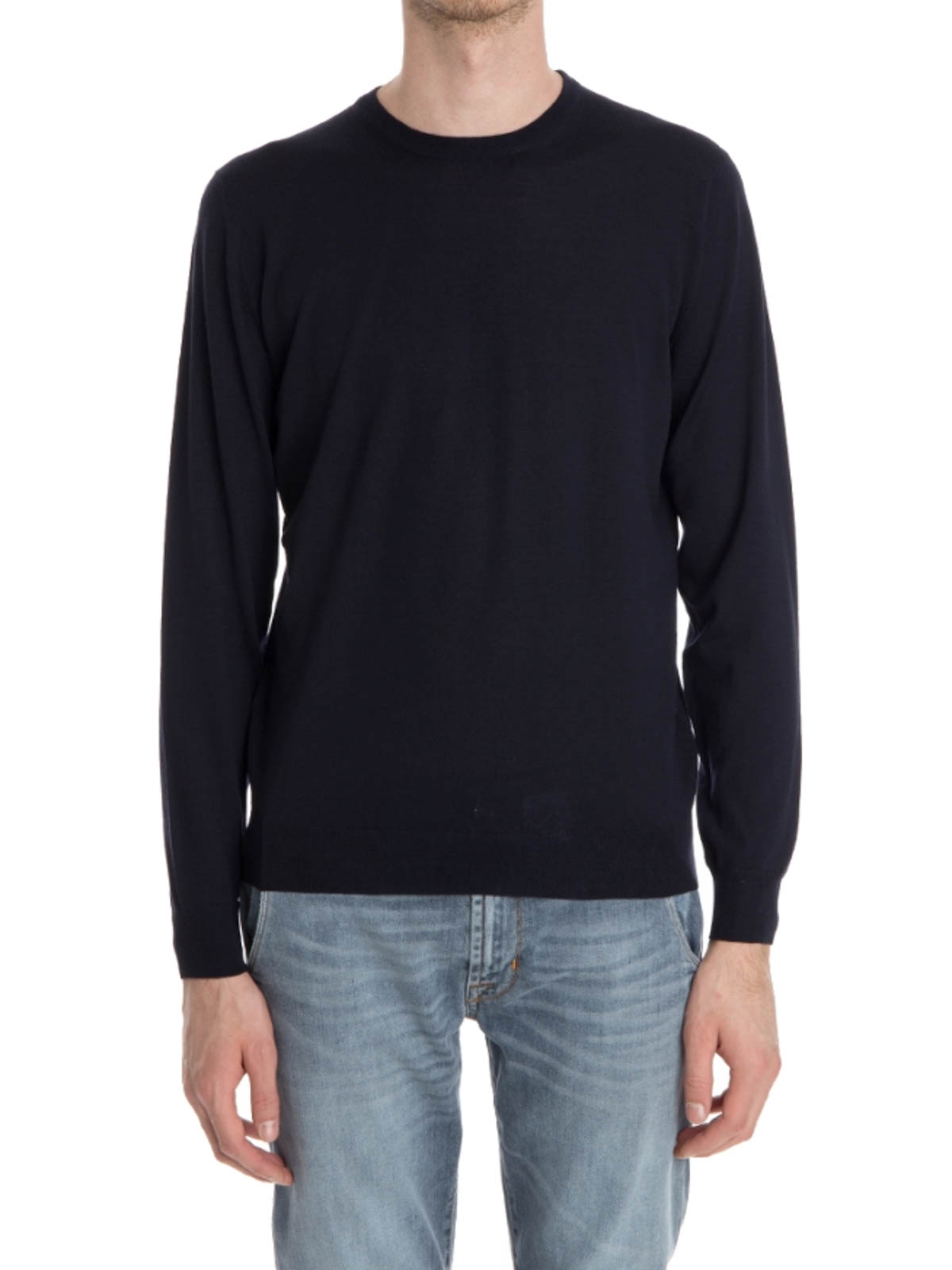 Shop Drumohr Crewneck Sweater In Azul