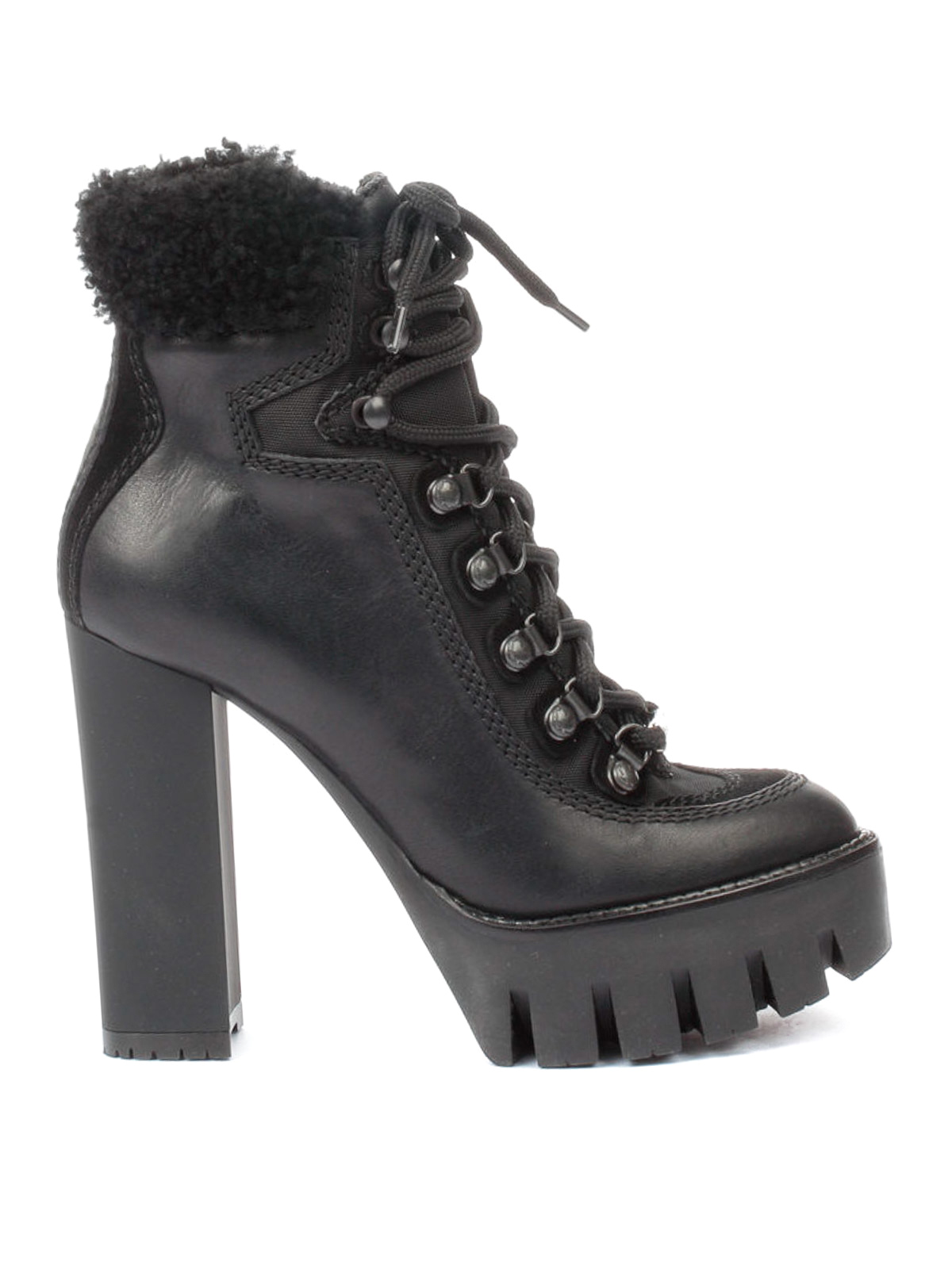 Black 'Auteuil' heeled ankle boots Saint Laurent - Vitkac Canada