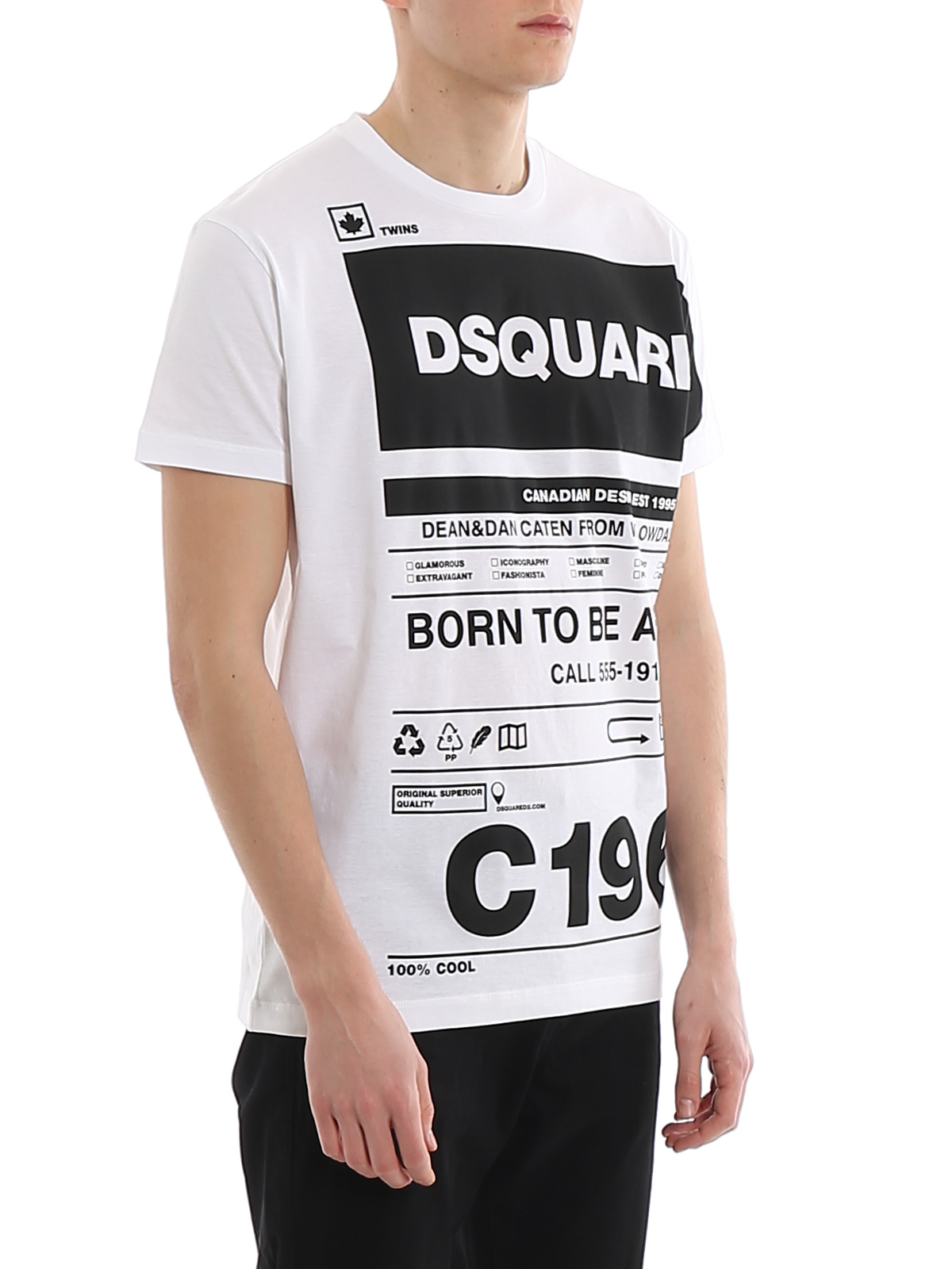 Tシャツ Dsquared2 - Tシャツ - 白 - S74GD0697S22427100