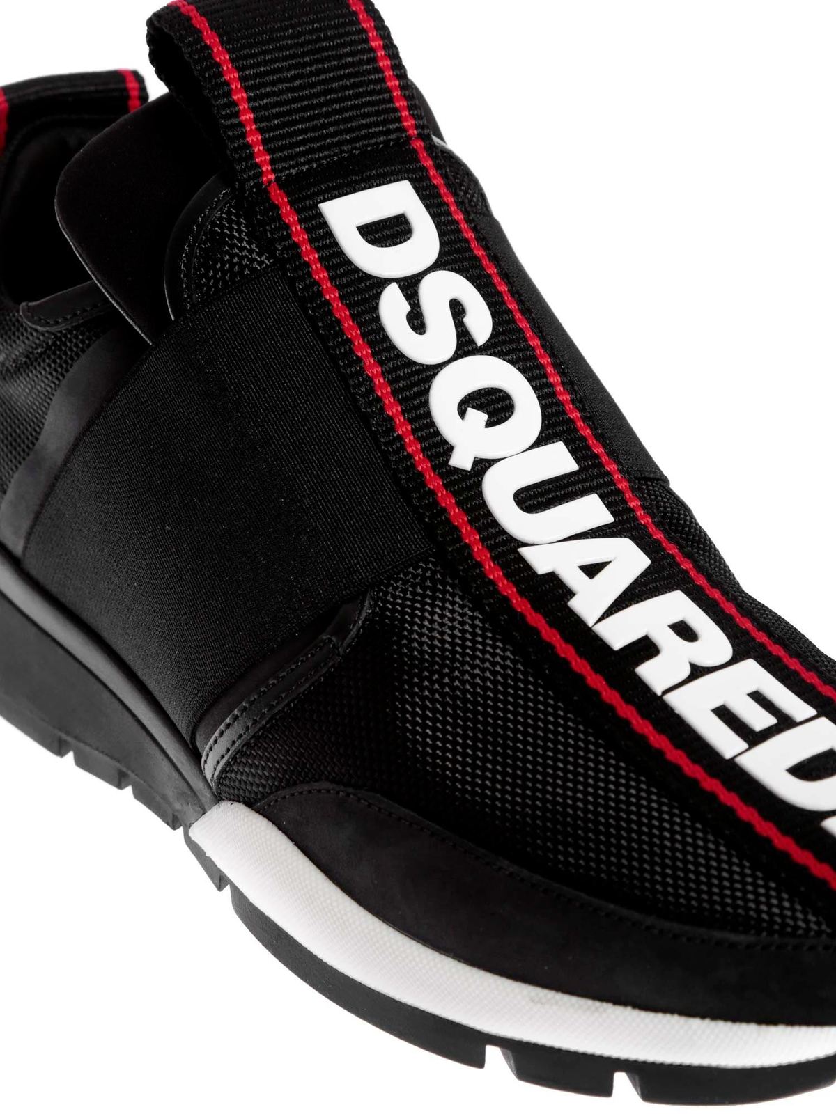 Trainers Dsquared2 - Evolution Tape sneakers in black ...