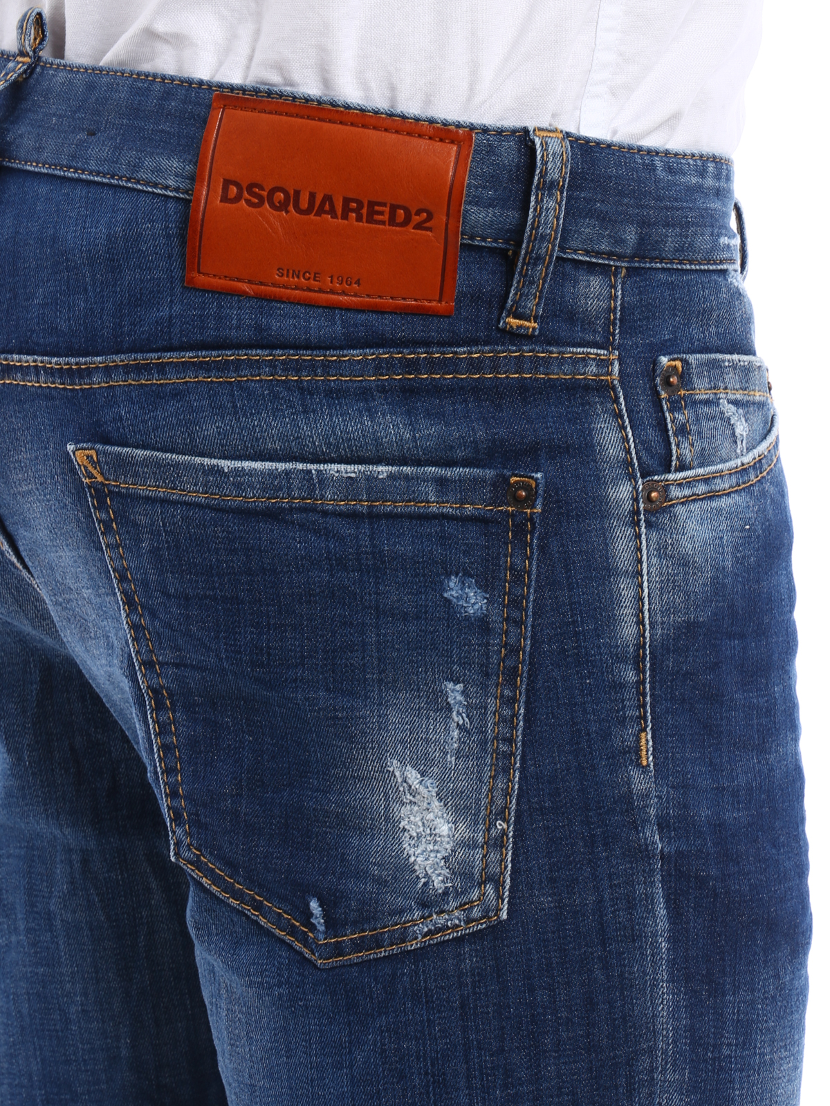 Dsquared2 Glam Head jeans - Dark Wash - Men|S71LB0238S30342470