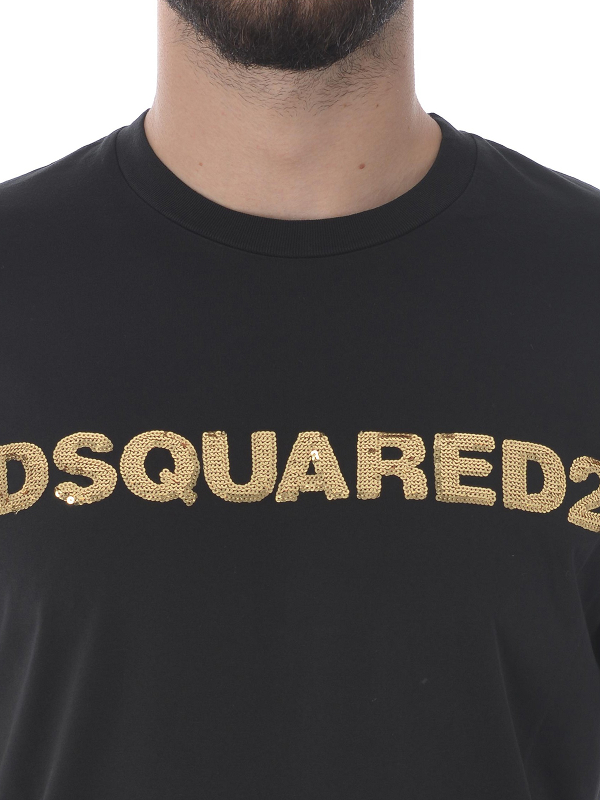 dsquared2 gold t shirt