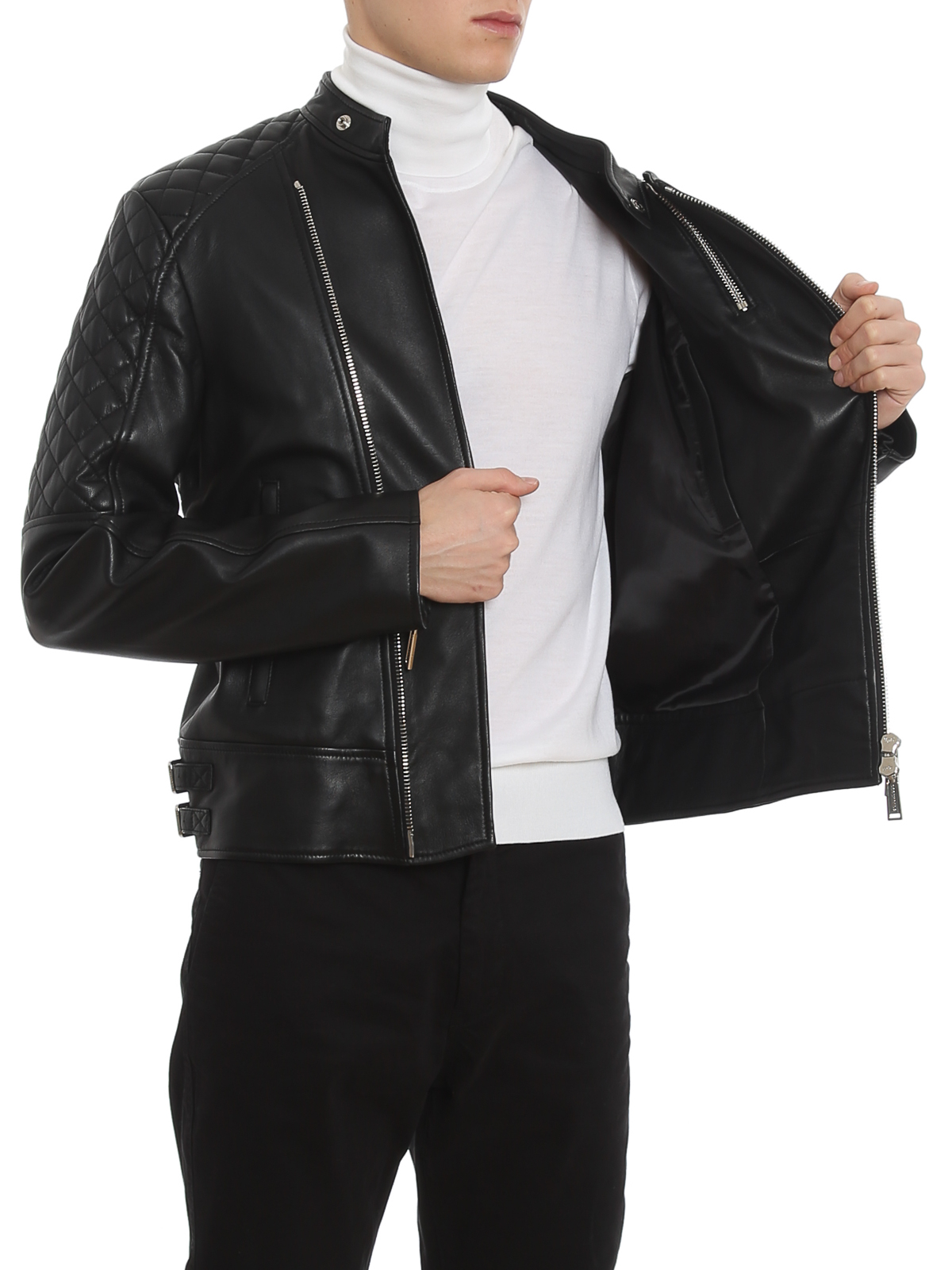 Dsquared2 レザージャケット 17811924_37690679_600.jpg