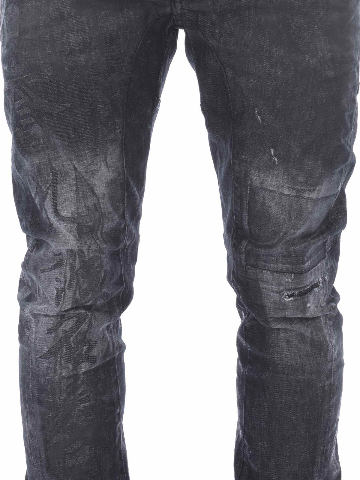 Straight leg jeans Dsquared2 - Tidy Biker waxed denim jeans