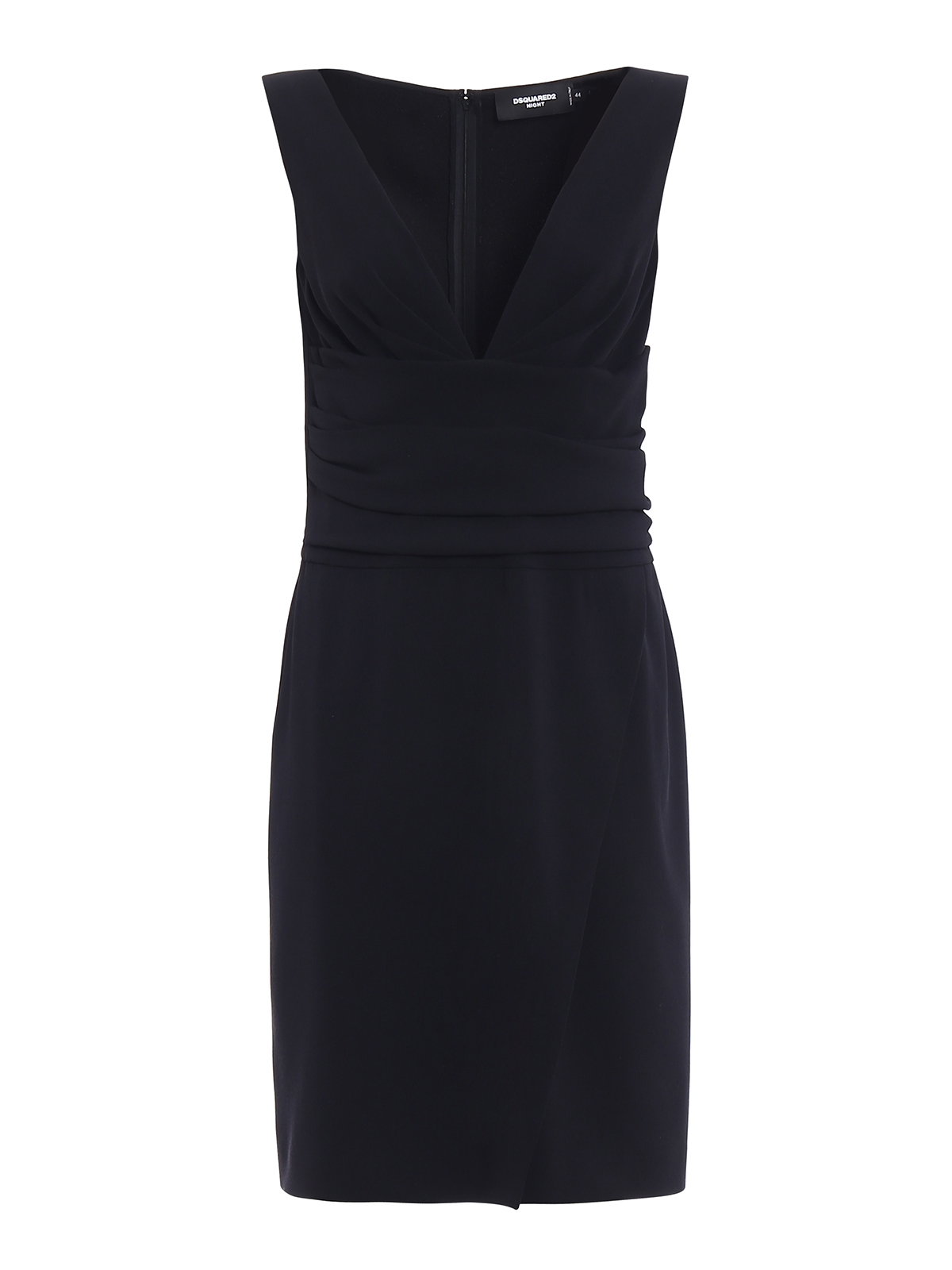 Dsquared2 Deep V-neck shift dress - Black|S75CU0633S44019900