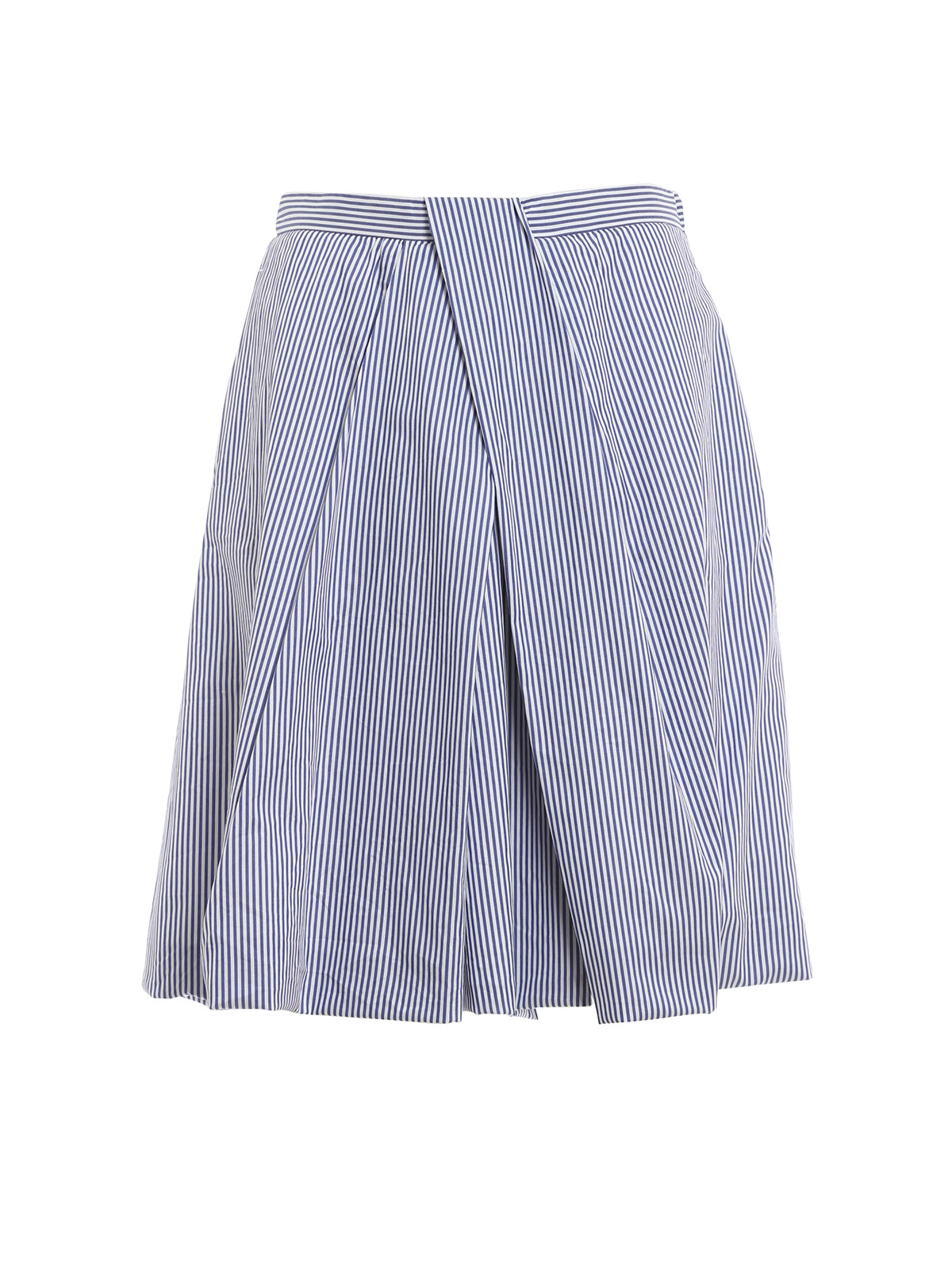 【Anyone more】Even stripe pleated skirt Dsquared2 Striped pleated skirt - Light Blue
