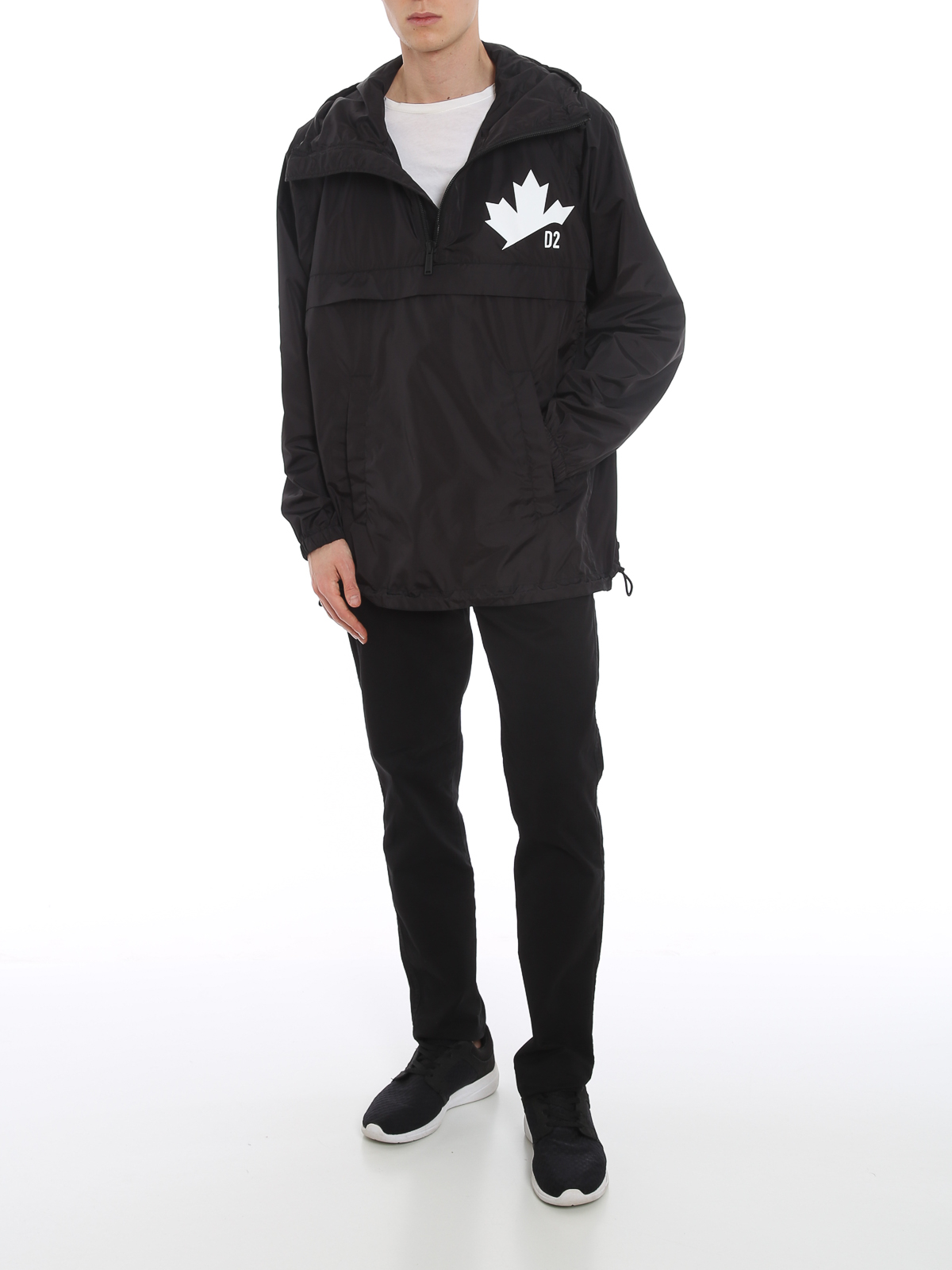 Dsquared2 Men's D2 Leaf Logo Windbreaker