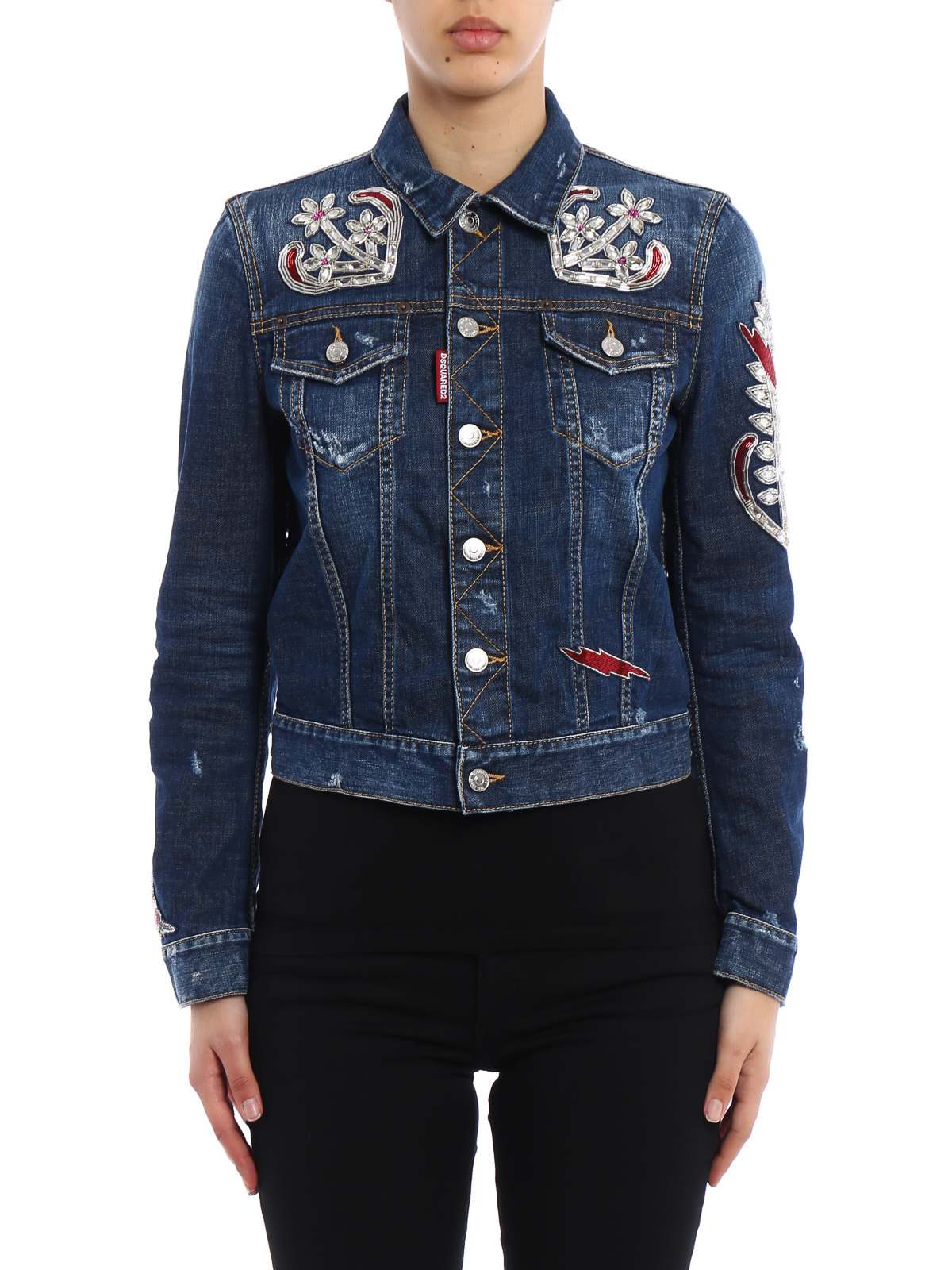 Dsquared2 デニムジャケット Kaban - ダークウォッシュ|S72AM0514470