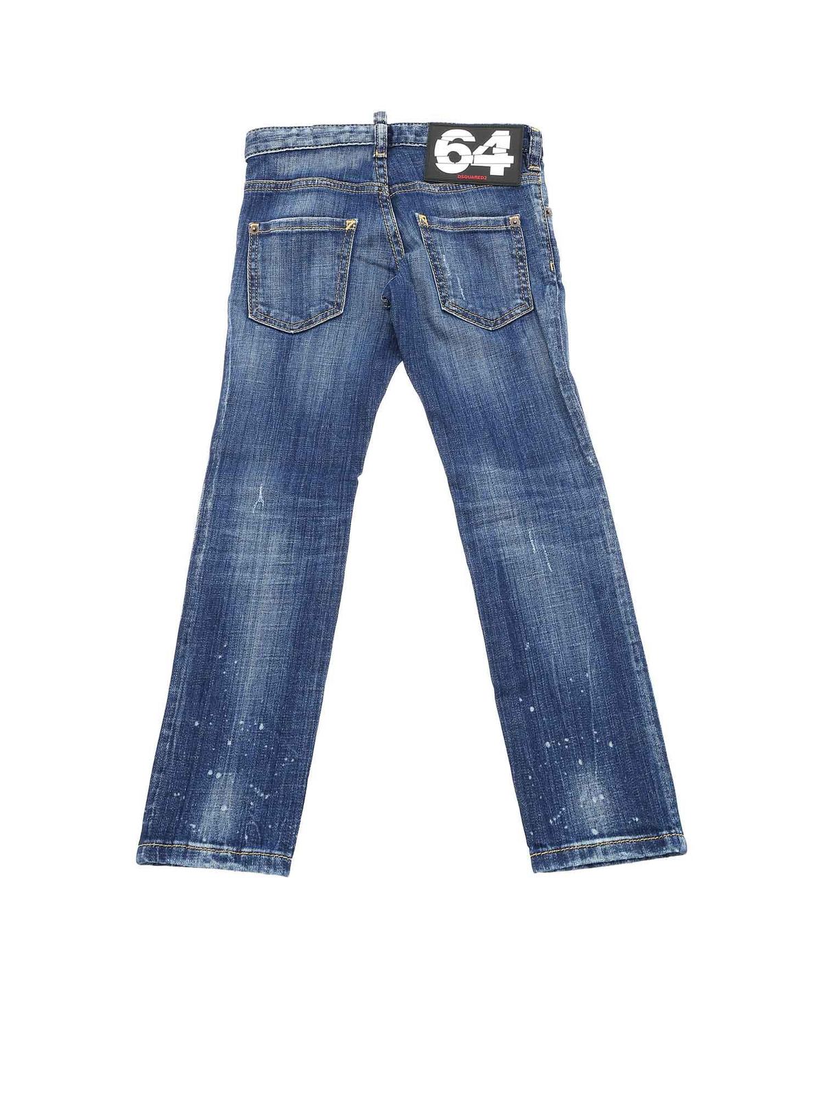 Dsquared2 Clement jeans in delavè blue Blue DQ01Q3D00VUDQ01