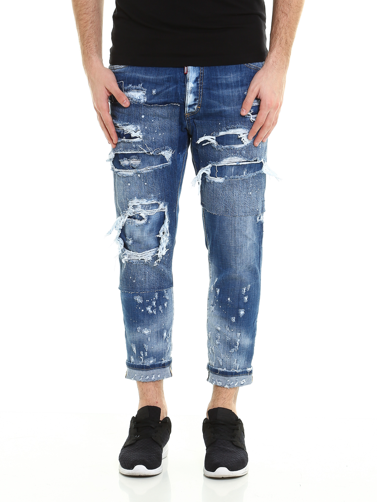 Skinny jeans Dsquared2 - Glam Head worn out jeans - S71LB0267S30342470