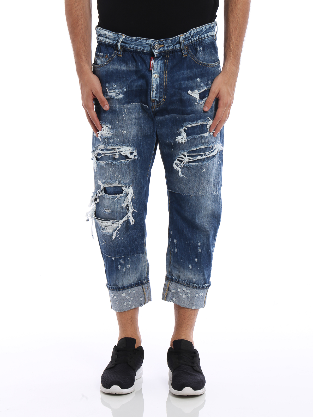 Straight jeans Dsquared2 - Big Brother ripped jeans S74LB0288S30309470