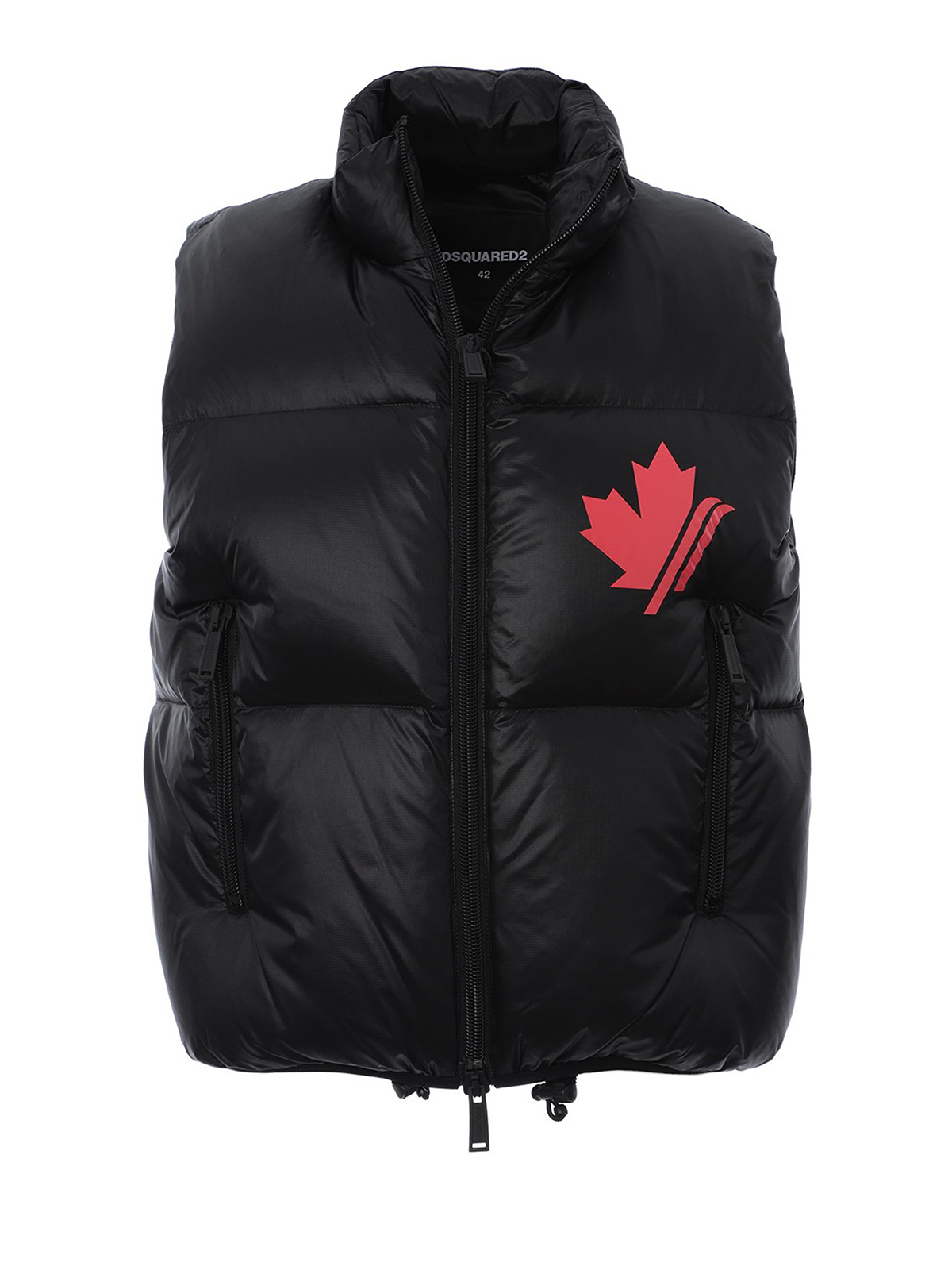 Padded jackets Dsquared2   Maple leaf print padded vest