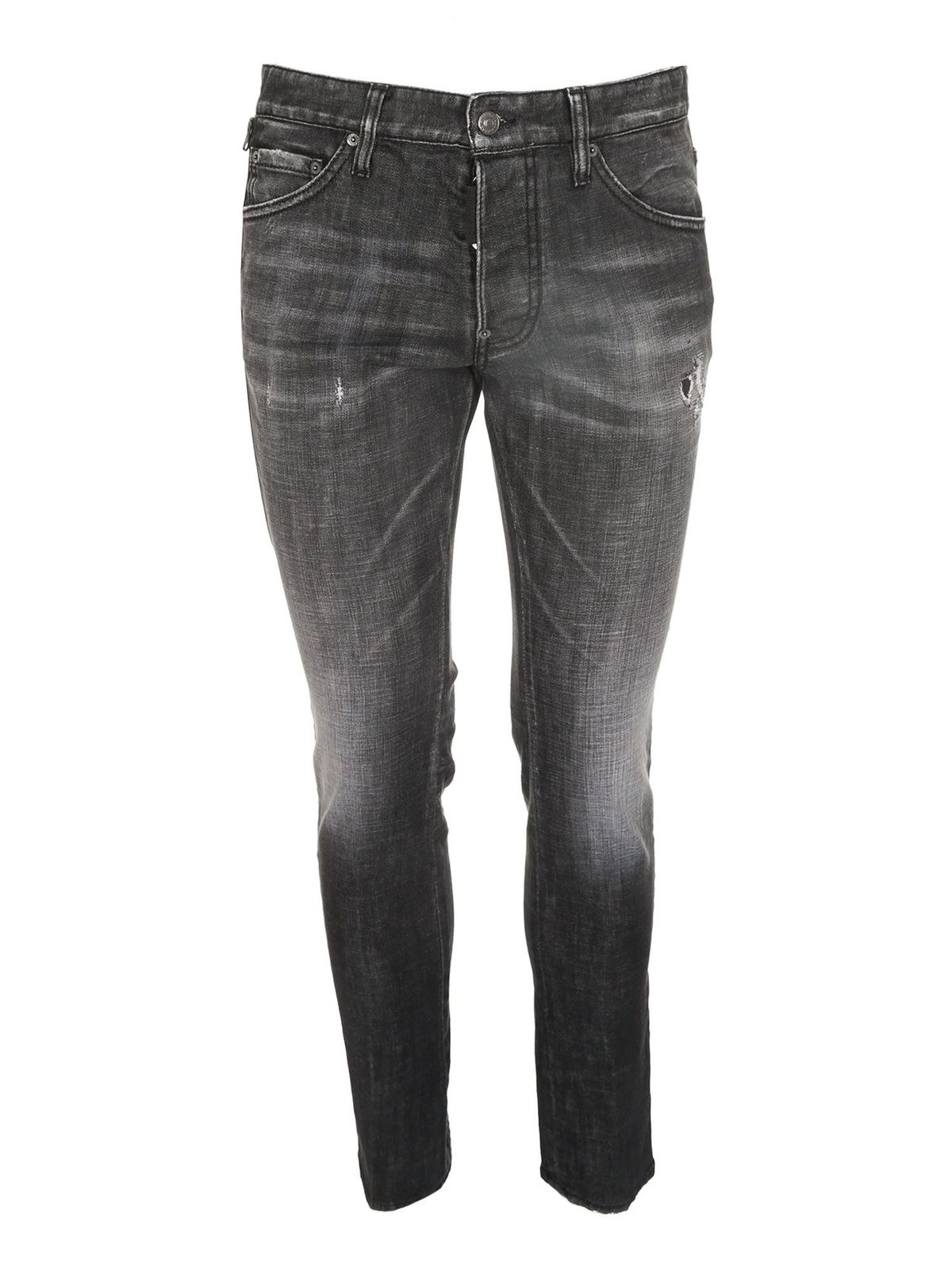 Dsquared2 S71Lb0802 S30564 Straight Leg Sharpei Jean 900 Black Jeans Mens main image 0