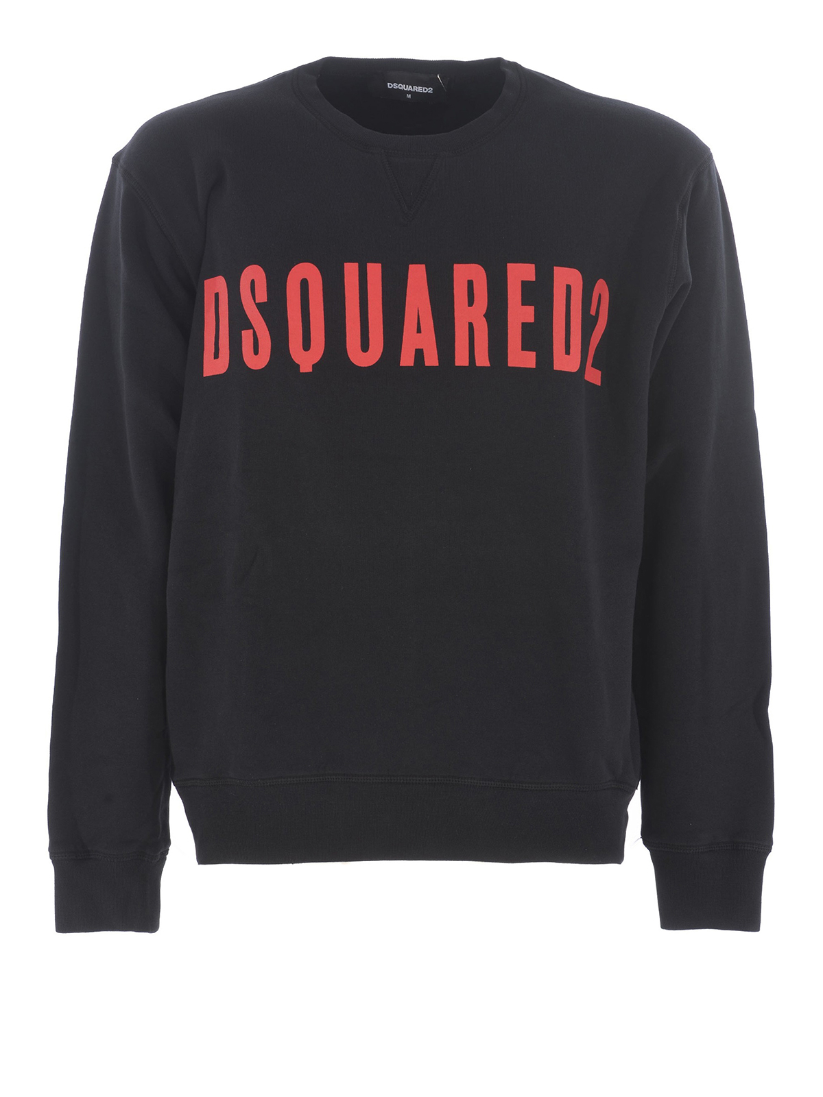 Fremkald symmetri fleksibel Sweatshirts & Sweaters Dsquared2 - Logo print black cotton sweatshirt -  S71GU0317S25030900