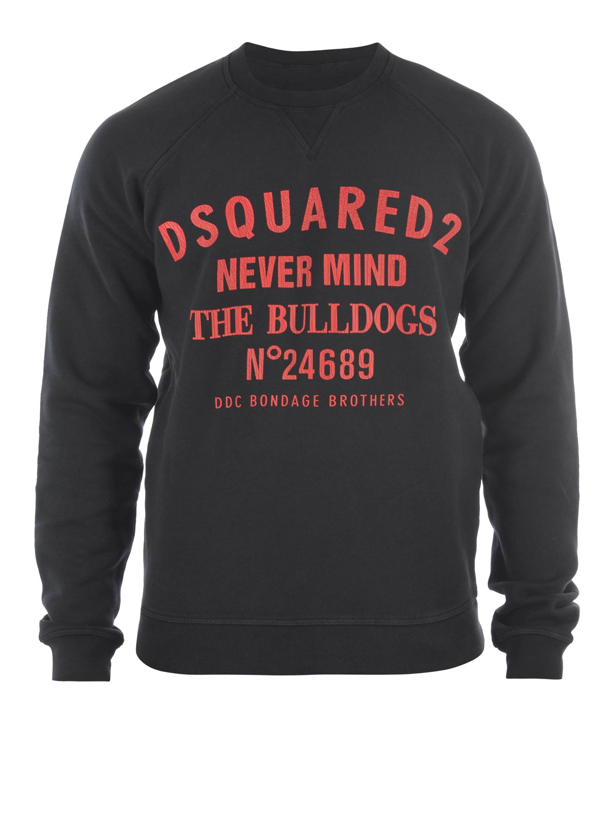 Dsquared2 logo-print long-sleeve hoodie - Black