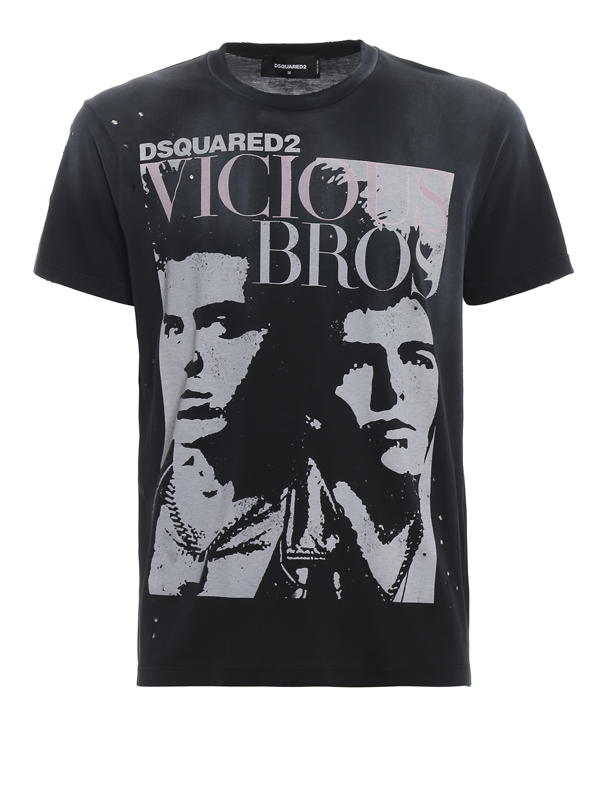 Tシャツ・カットソー DSQUARED2 COTTON T-SHIRT WITH WRESTLING PRINT DSQUARED2 D2 T-SHIRT MENS RIDER TEXAS PRINT - WHITE | eBay