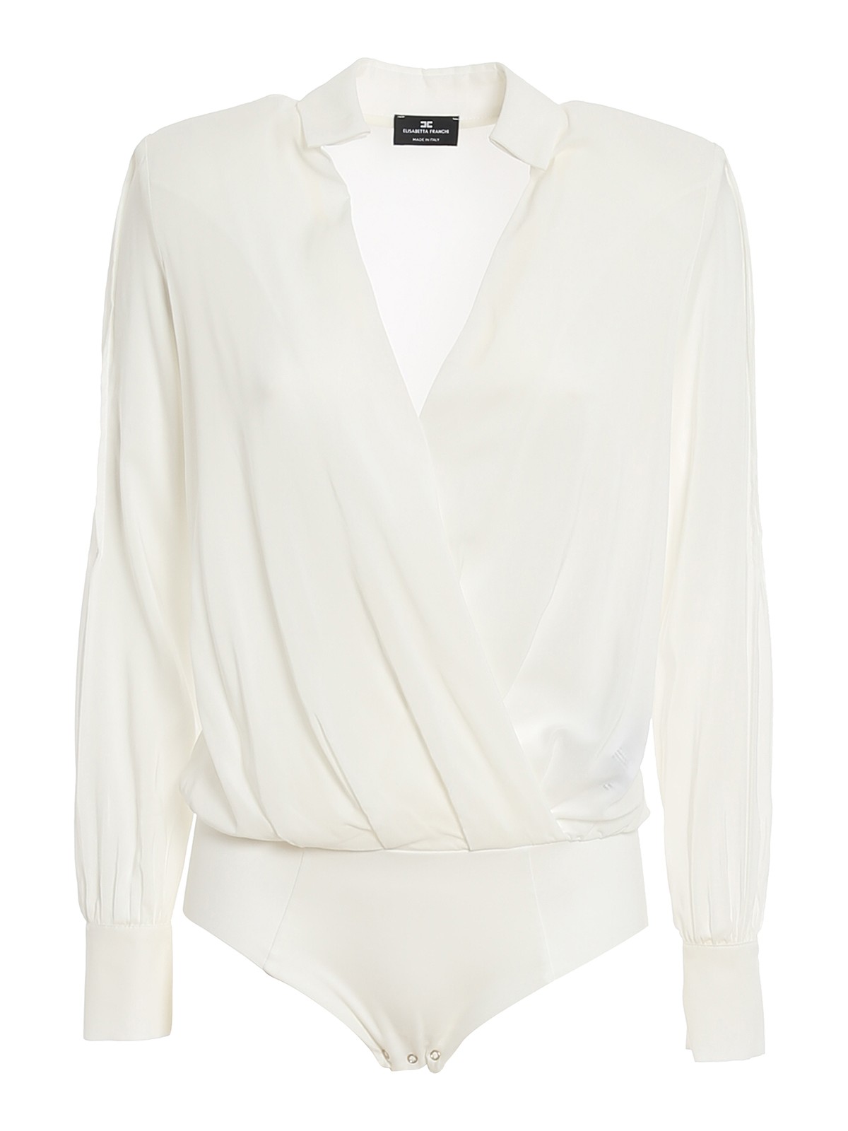 Blouses Elisabetta Franchi - Georgette blouse style bodysuit