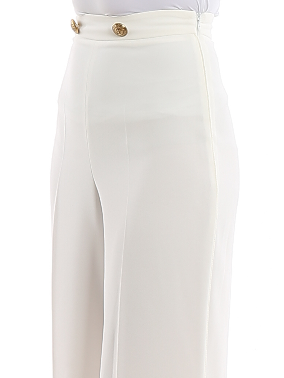 White Organic Full Length Trouser | WHISTLES |