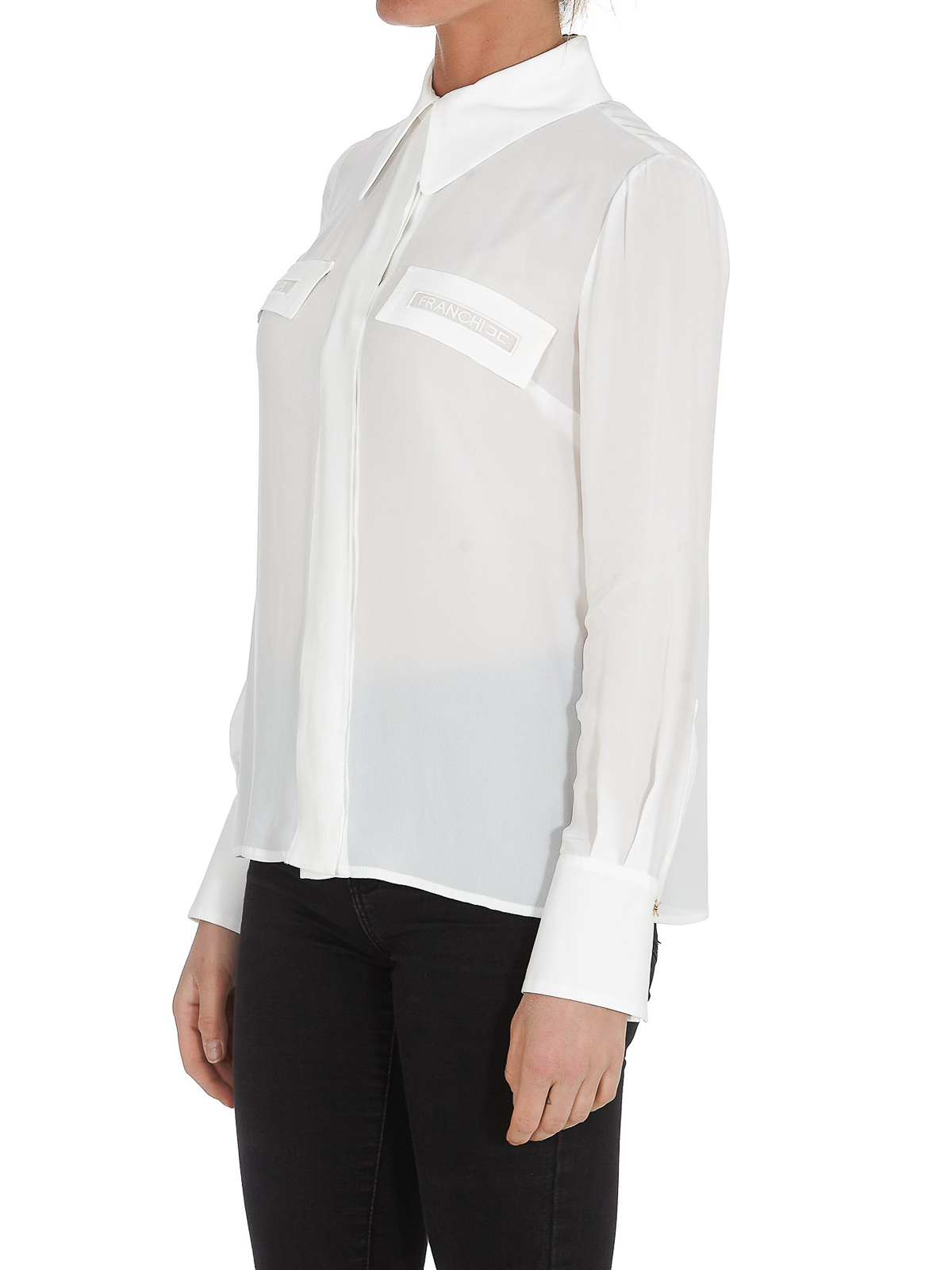 Shirts Elisabetta Franchi - Organdie shirt - CA28111E2360