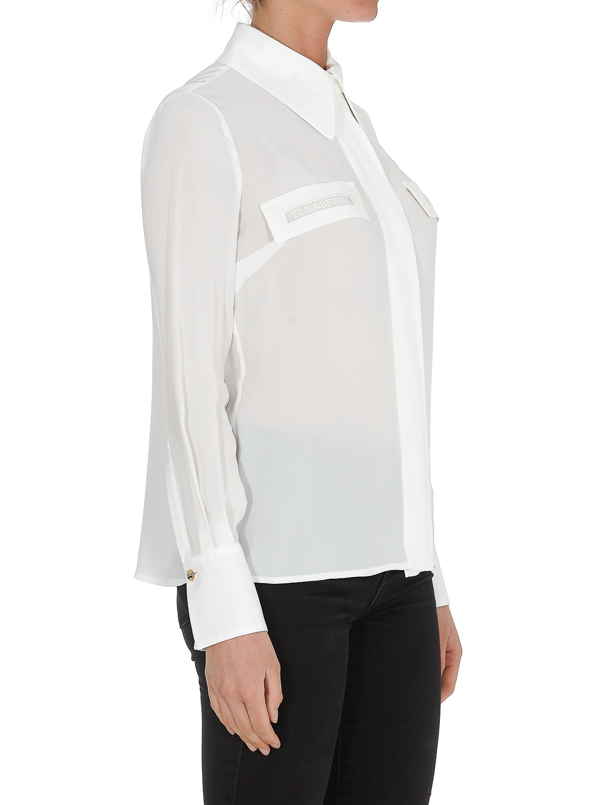 Shirts Elisabetta Franchi - Organdie shirt - CA28111E2360