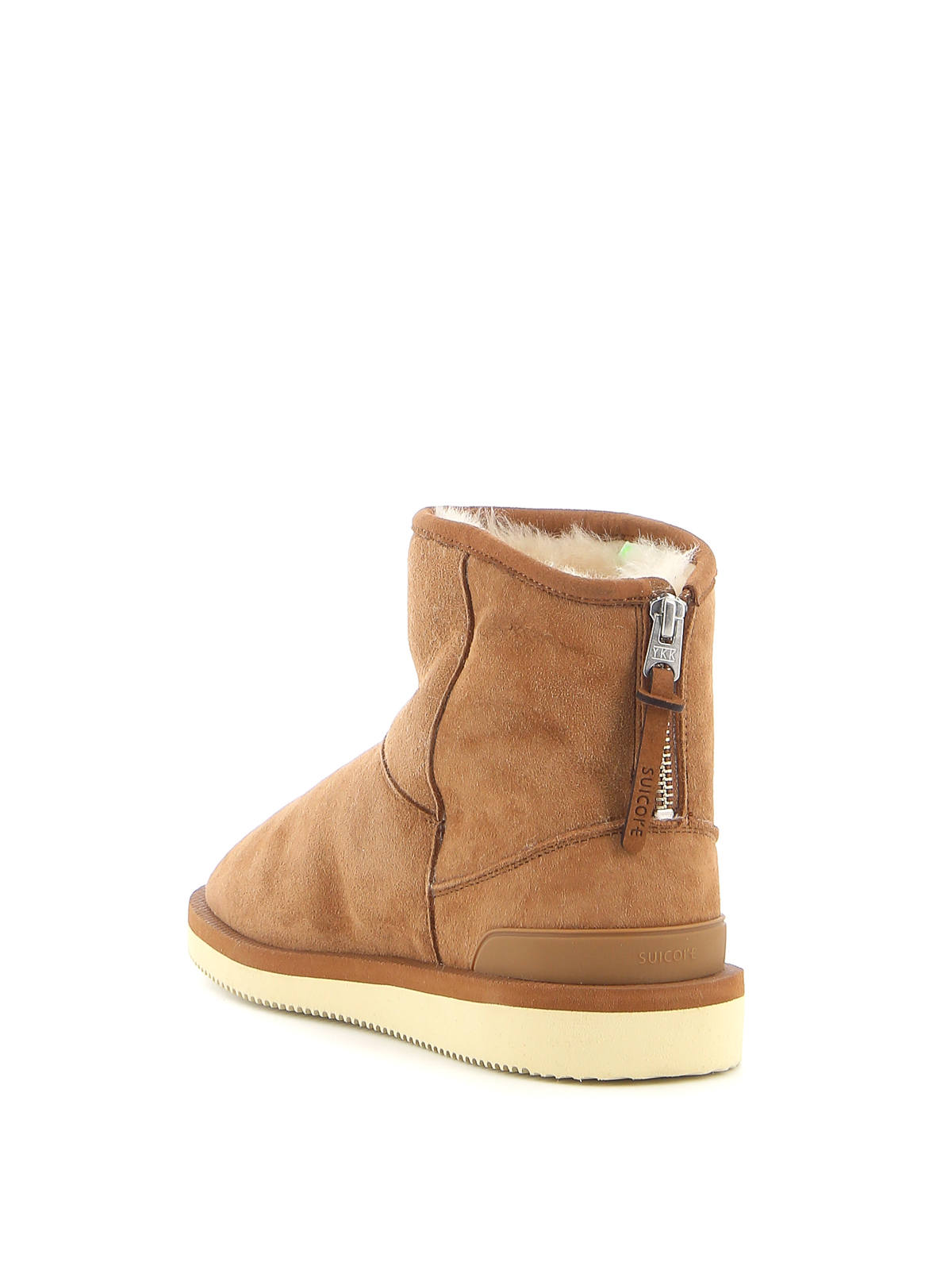 Suicoke shearling ankle boots - Brown