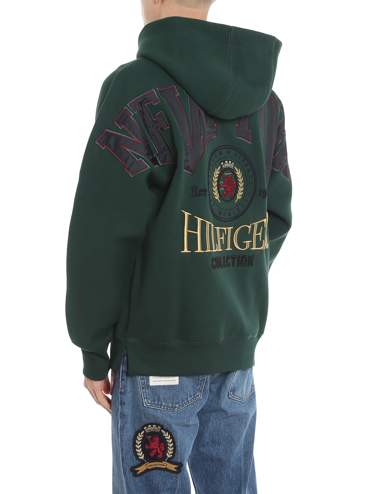 Sweatshirts & Sweaters Tommy Hilfiger - Emblem embroidery hoodie RE0RE00710MBP