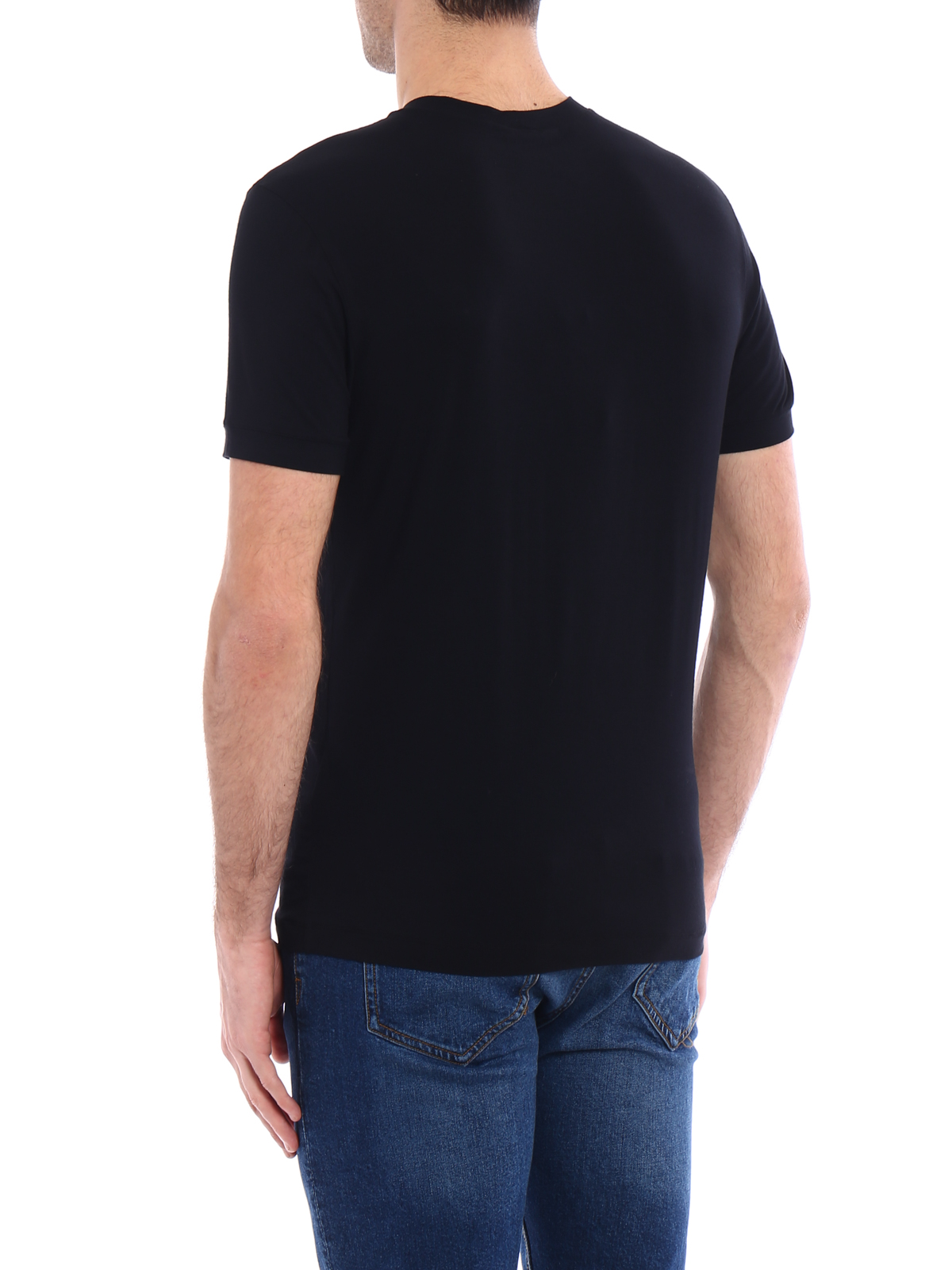 Giorgio Armani T-Shirt - Noir - Noir - Homme | 3ZST54SJP4Z0999