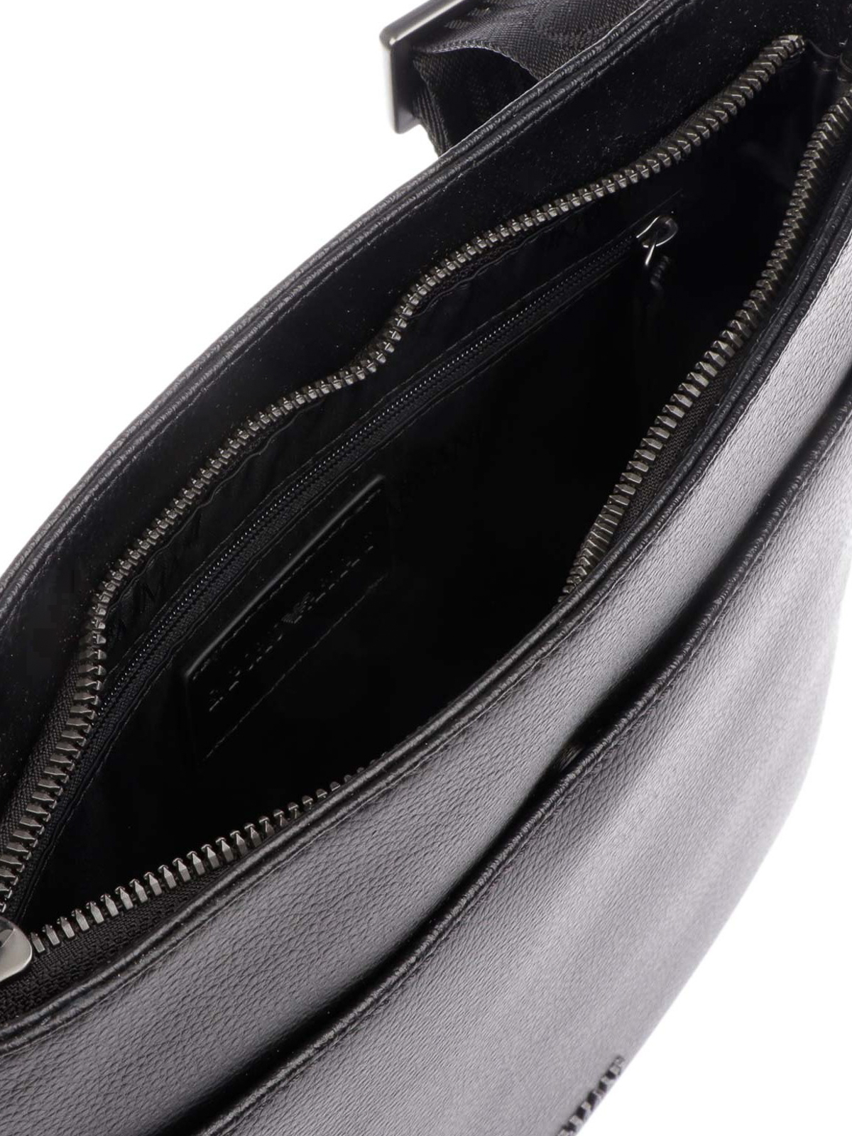 Emporio Armani | Bags | Emporio Armani Black Patent Quilted Leather Stud  Flap Chain Bag | Poshmark