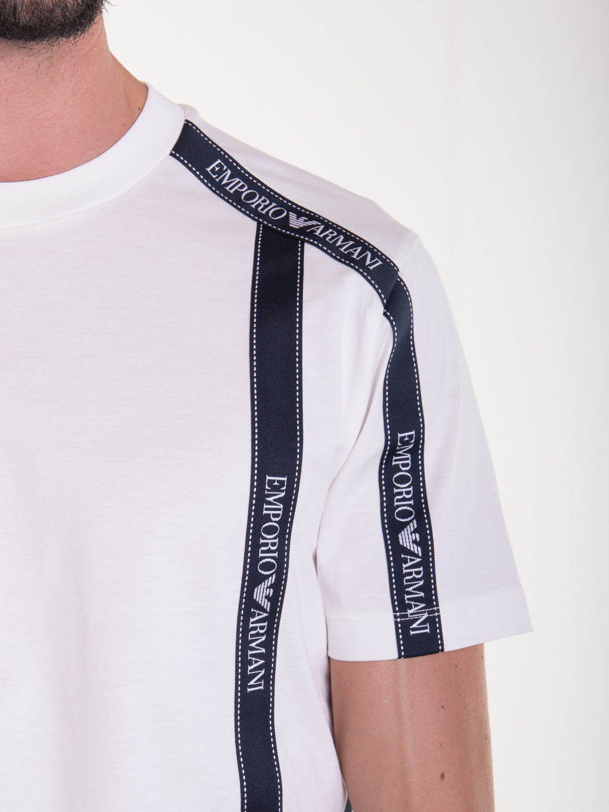 Emporio armani shop tape t shirt