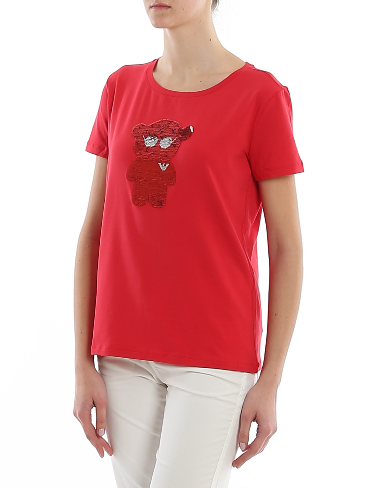 T-shirts Armani - Manga red T-shirt - 3H2T6Q2JQAZ0334